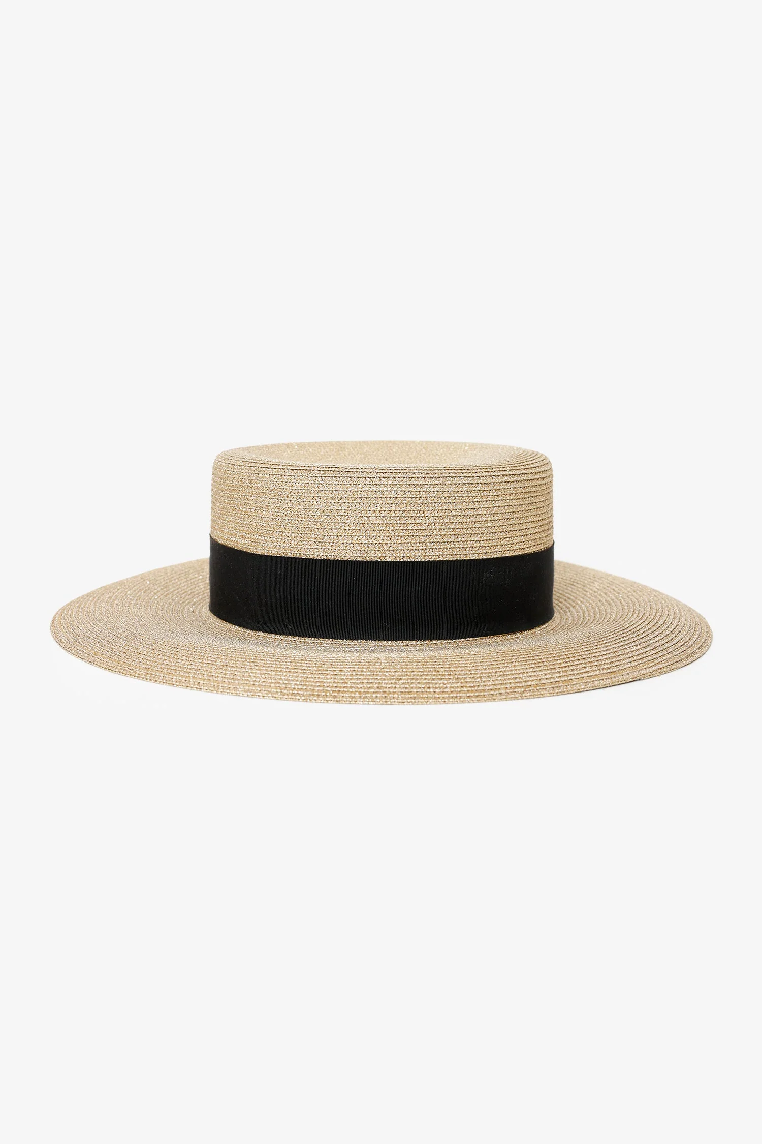 Gucci Beige Straw Bee Detail Papier Hat - Image 2