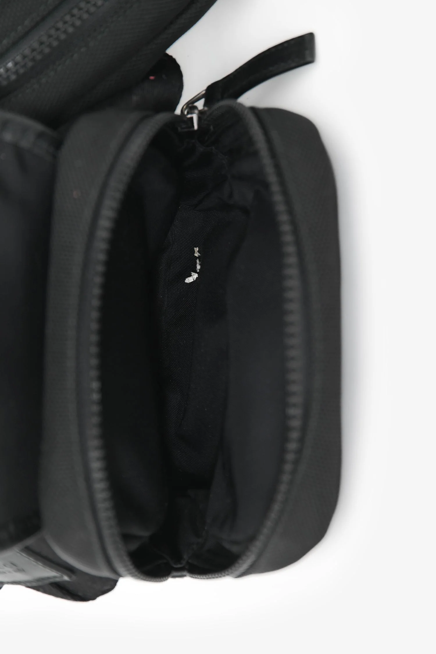 Gucci Black Canvas Web Strap Belt Bag - Image 7