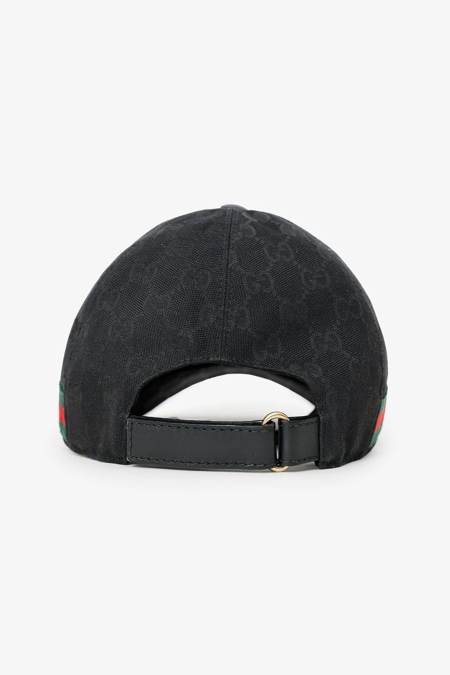 Gucci Black GG Canvas Web Baseball Cap Size L - Image 3