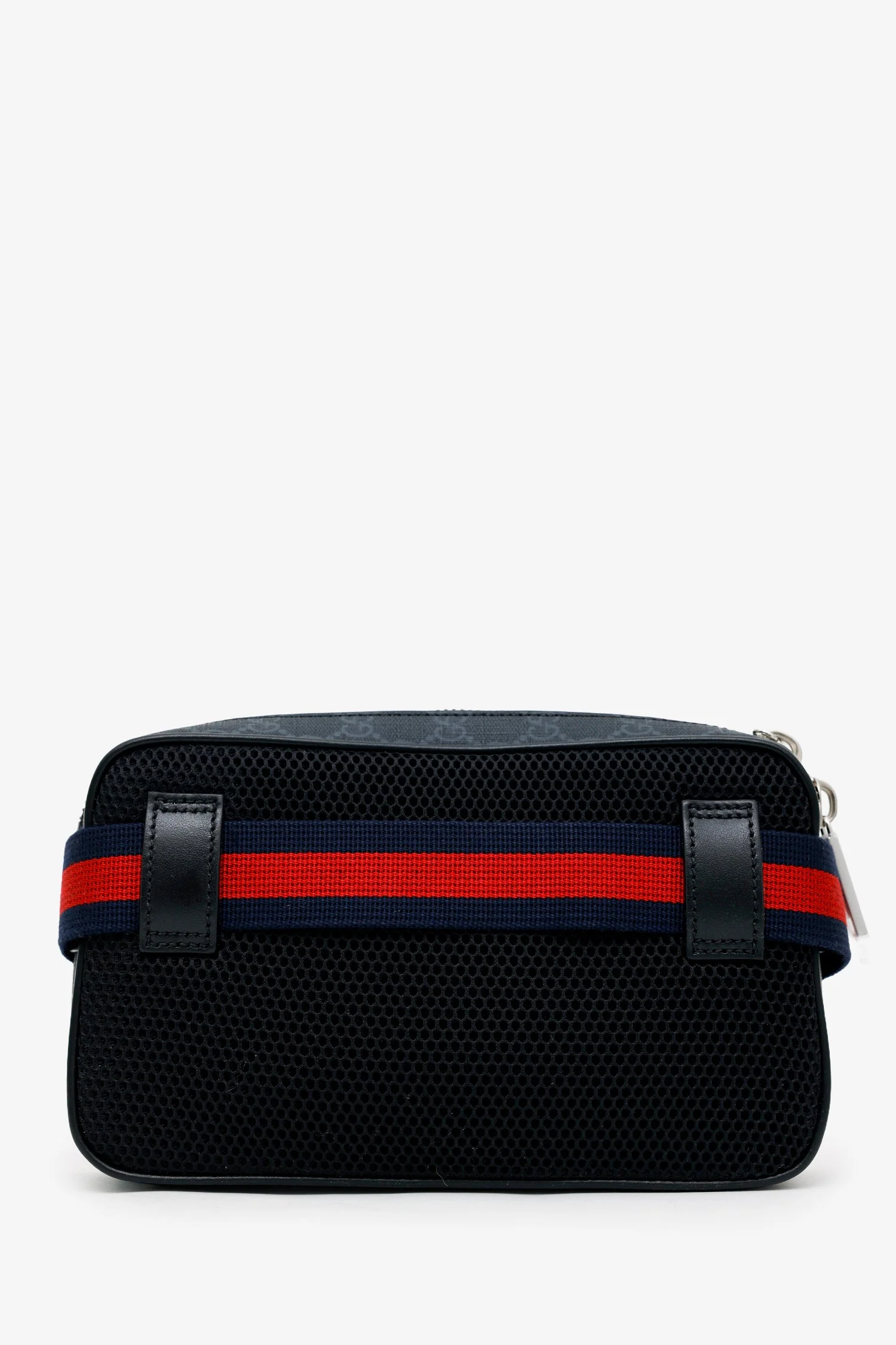 Gucci Black GG Supreme Canvas Belt Bag - Image 2