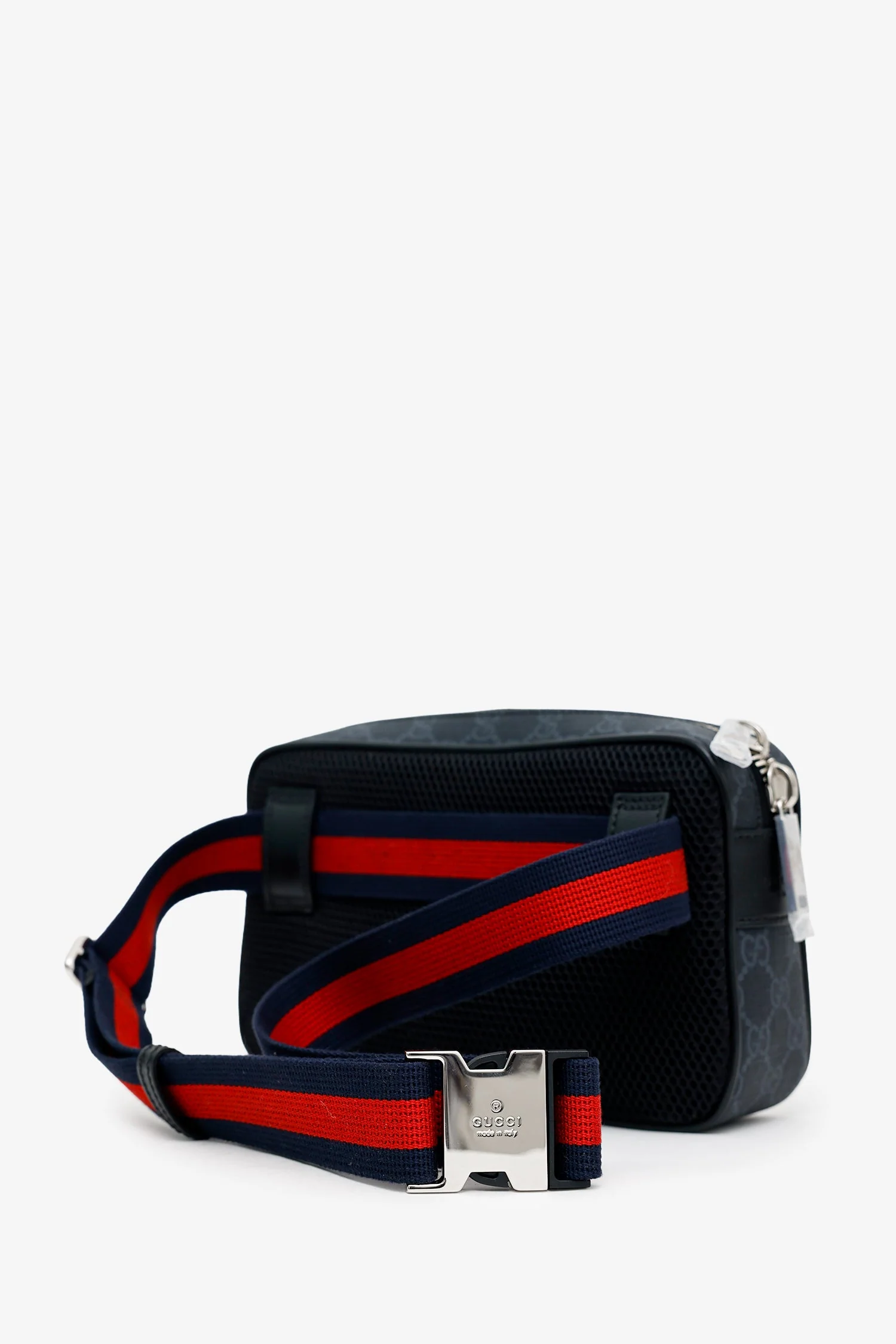 Gucci Black GG Supreme Canvas Belt Bag - Image 5