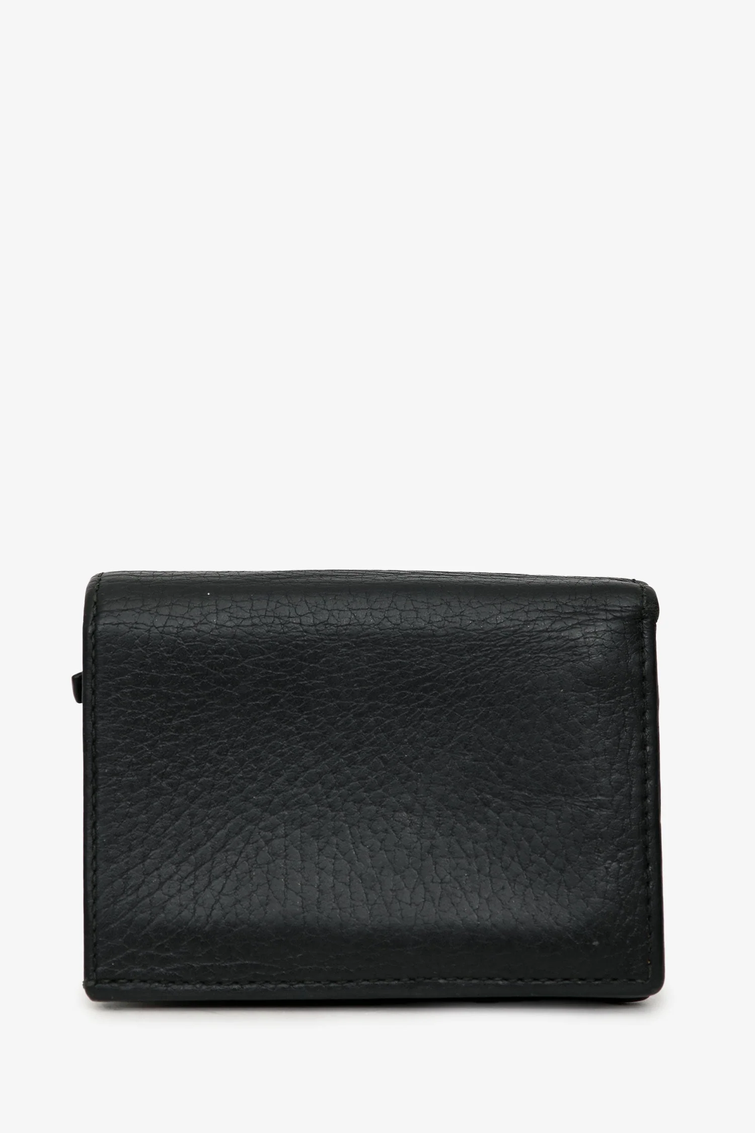 Gucci Black Grained Leather GG Marmont Bi-Fold Wallet - Image 2