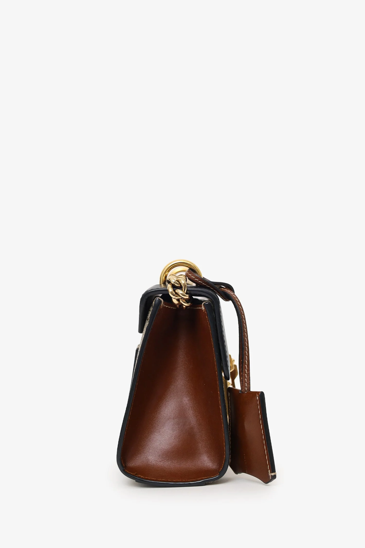 Gucci Black Guccissima Leather Small Padlock Bag - Image 3