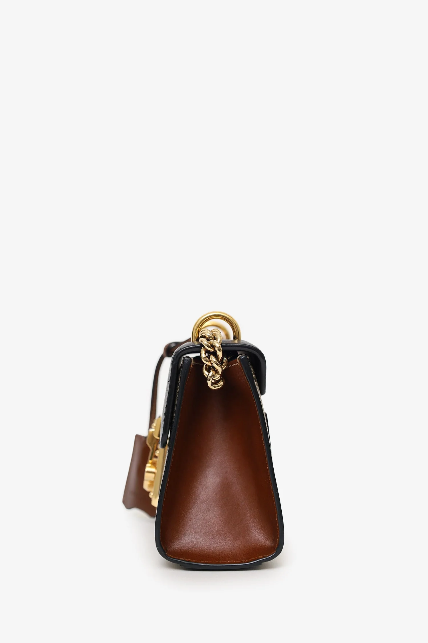 Gucci Black Guccissima Leather Small Padlock Bag - Image 4