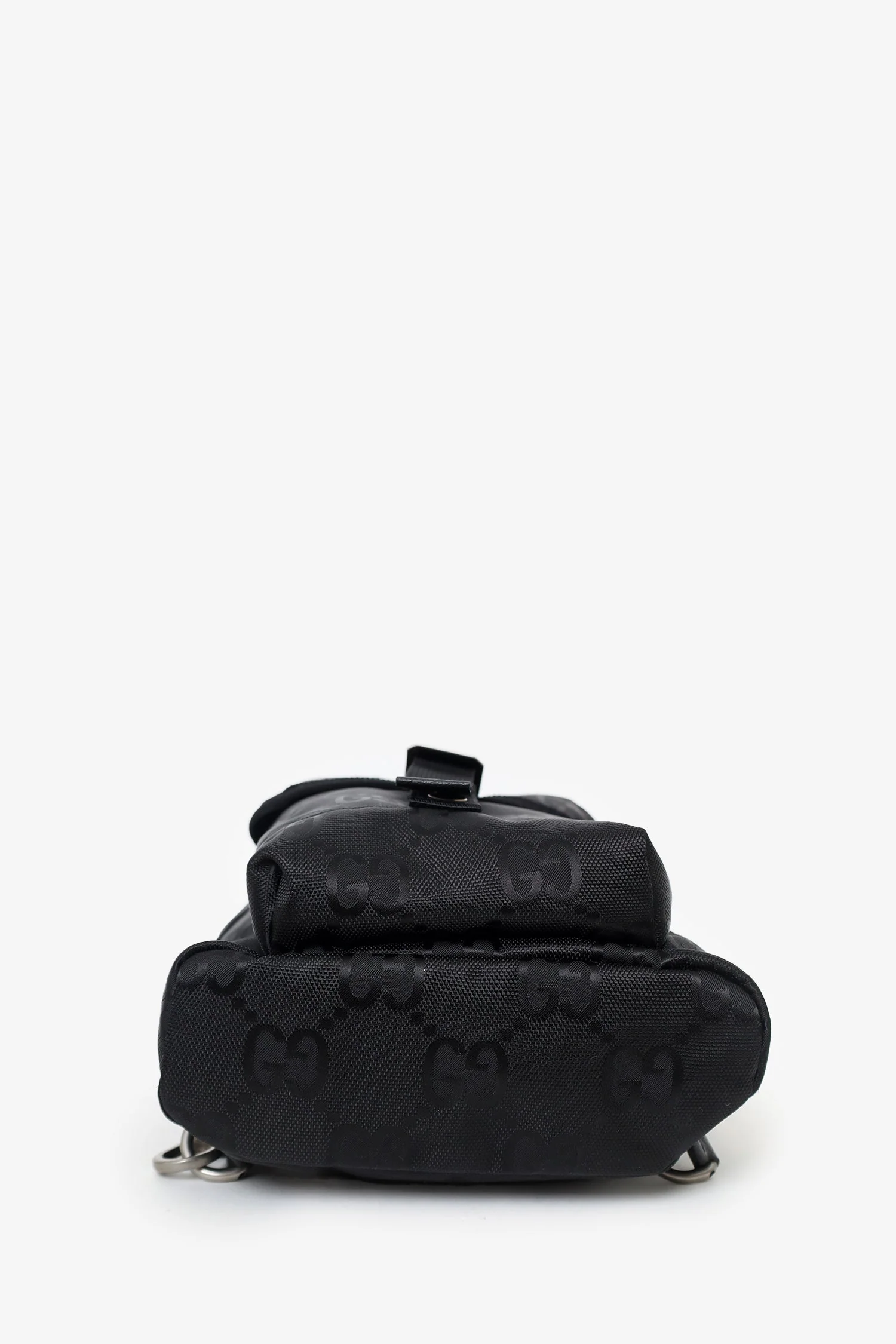 Gucci Black Jumbo GG Nylon Off the Grid Sling Backpack - Image 6