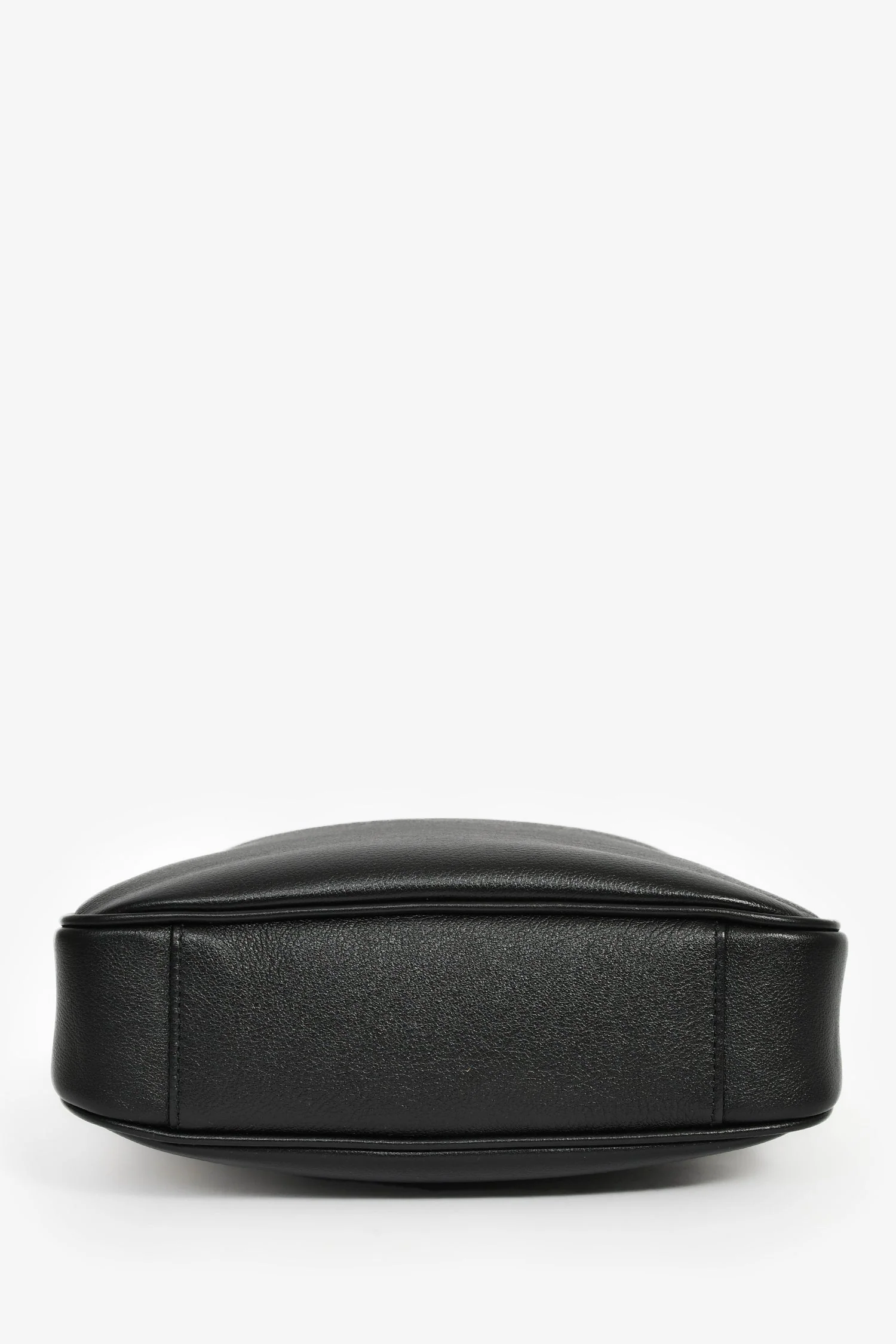 Gucci Black Leather Bamboo Handle Double G Small 'Diana' Bag with Strap - Image 5