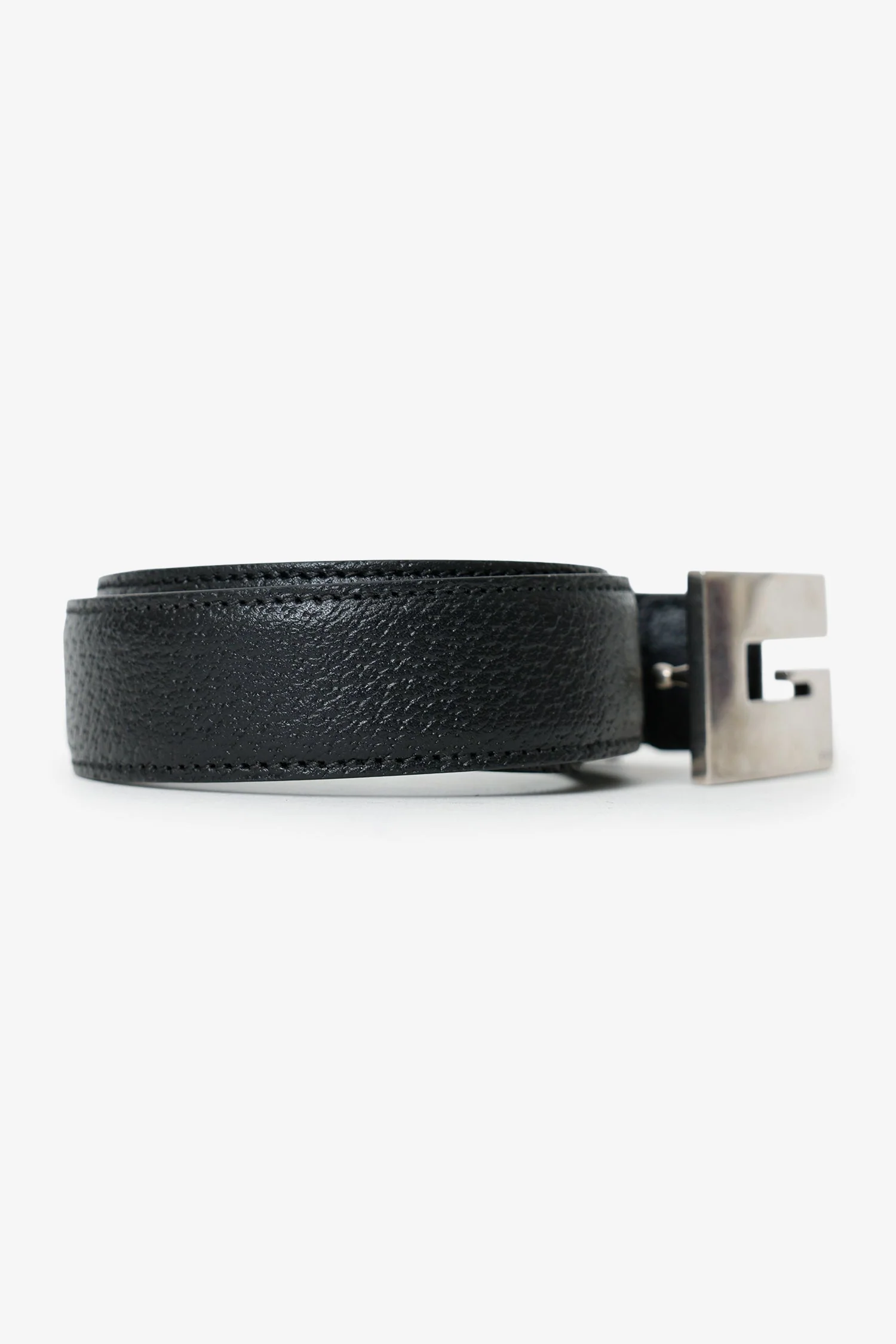 Gucci Black Leather Belt Size 60/32 - Image 2
