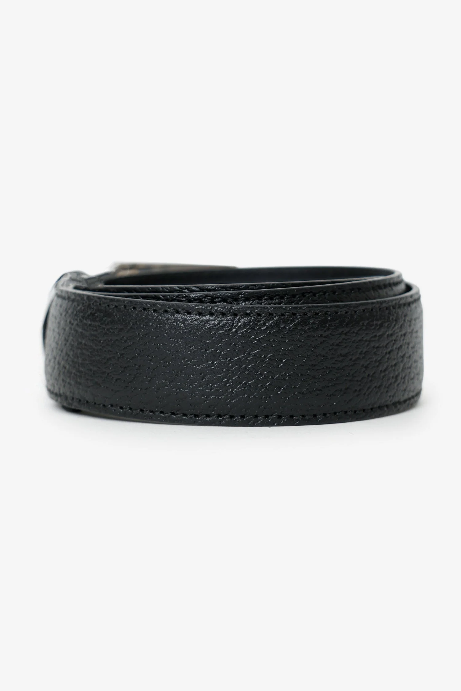 Gucci Black Leather Belt Size 60/32 - Image 3