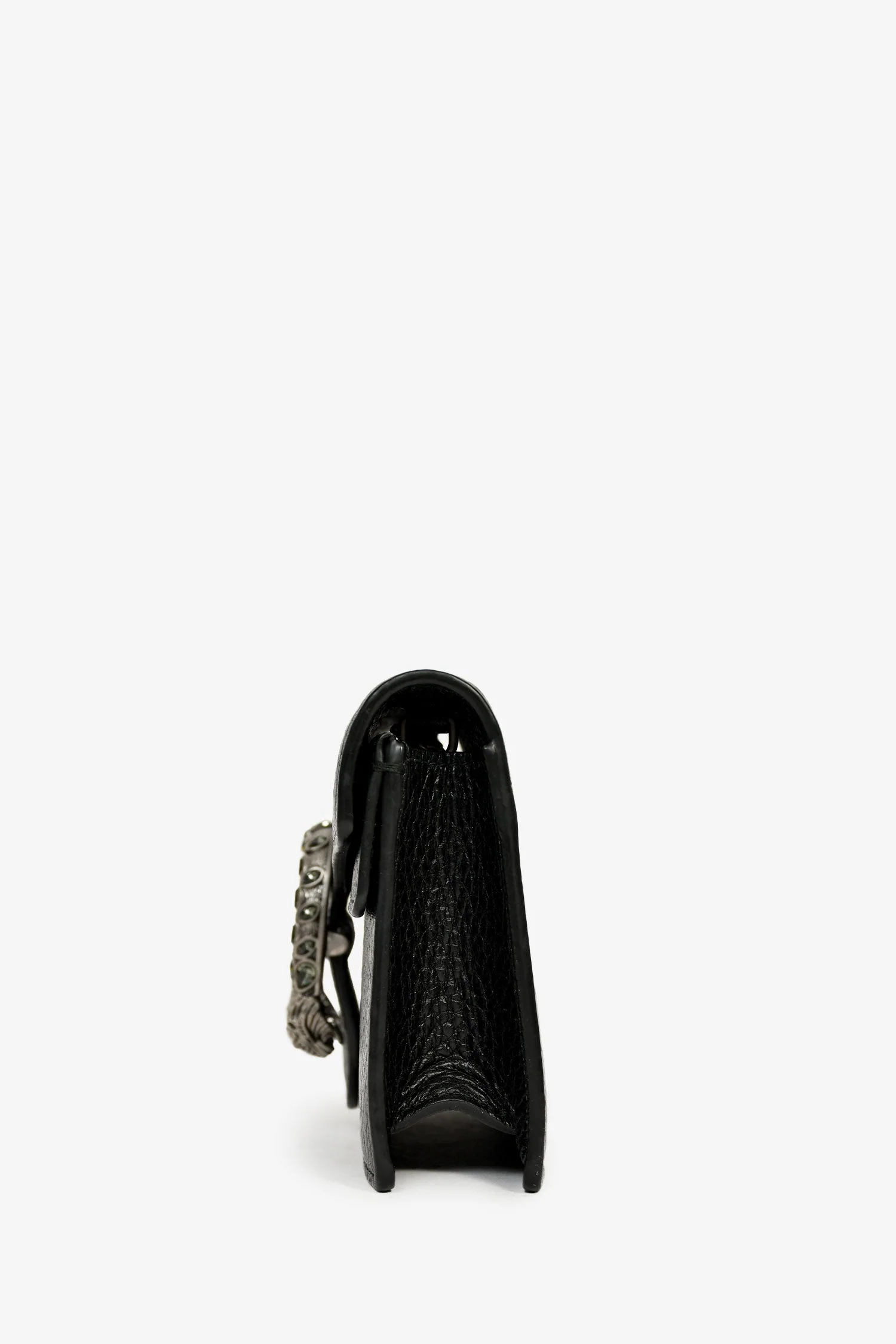 Gucci Black Leather Dionysus Super Mini Crossbody Bag - Image 3