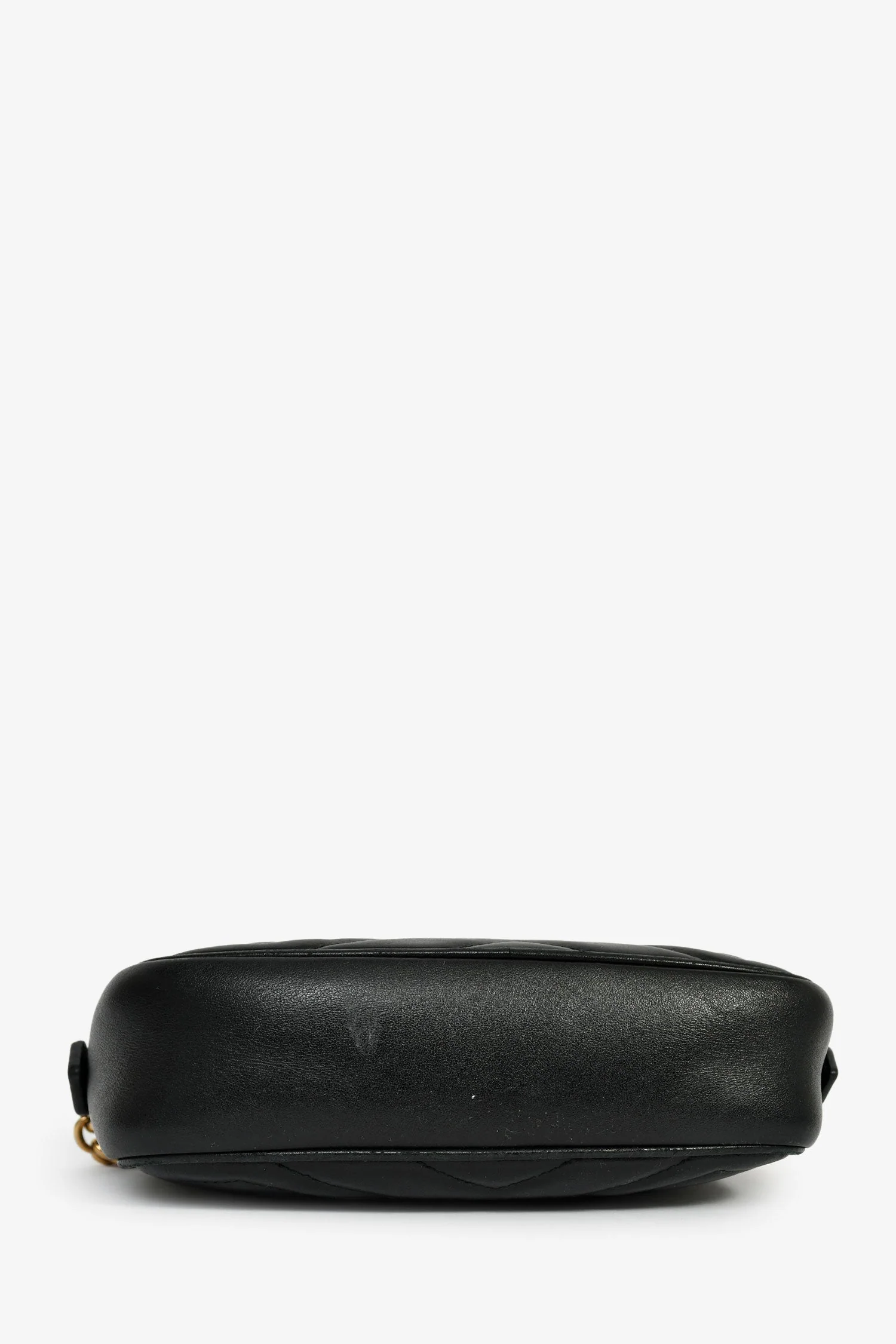 Gucci Black Leather GG Marmont Crossbody Bag - Image 5