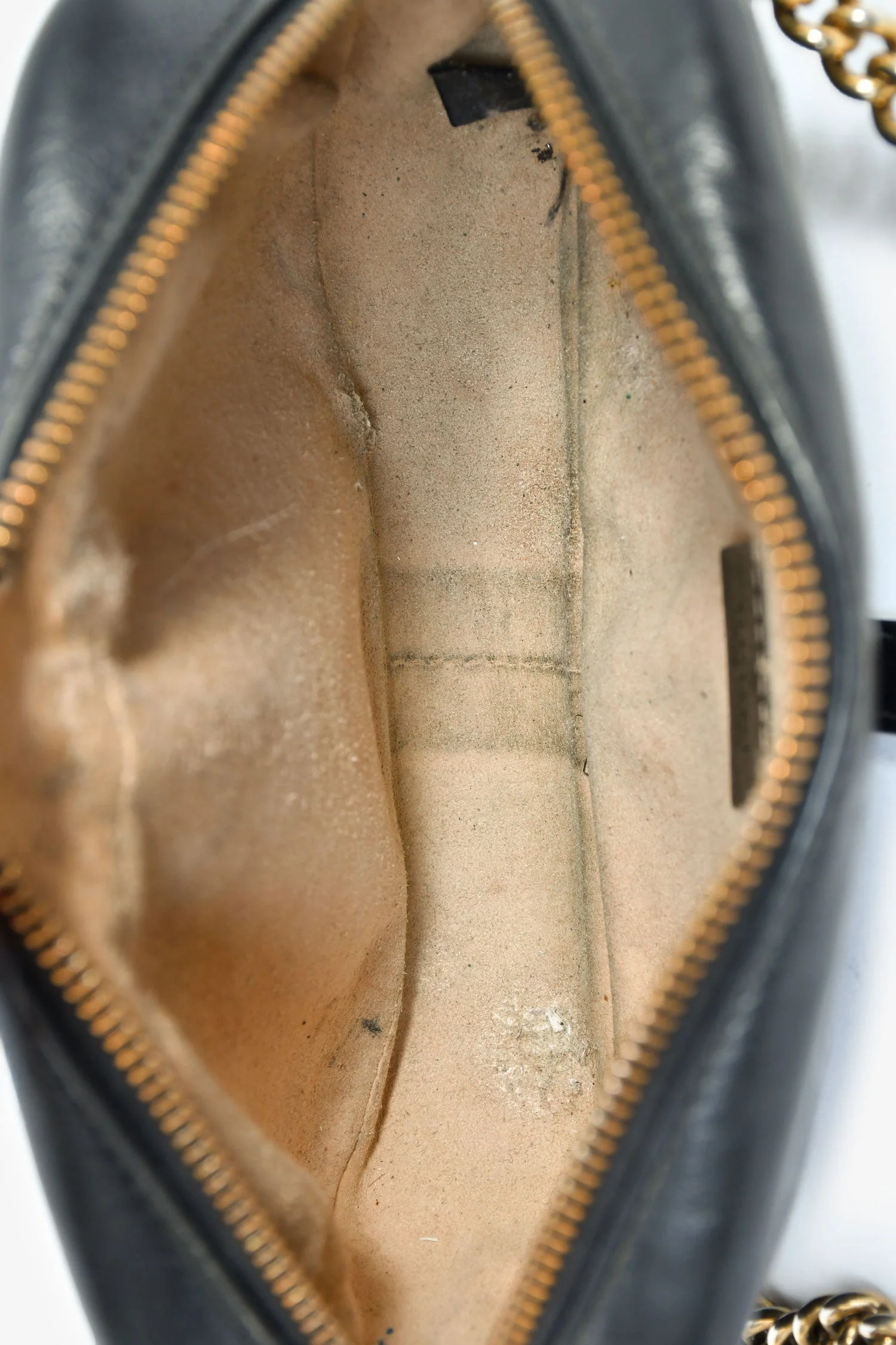 Gucci Black Leather GG Marmont Crossbody Bag - Image 6
