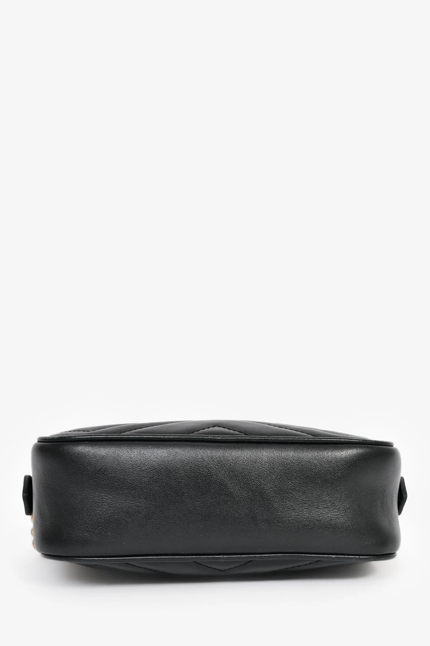 Gucci Black Leather GG Marmont Mini Camera Bag - Image 5