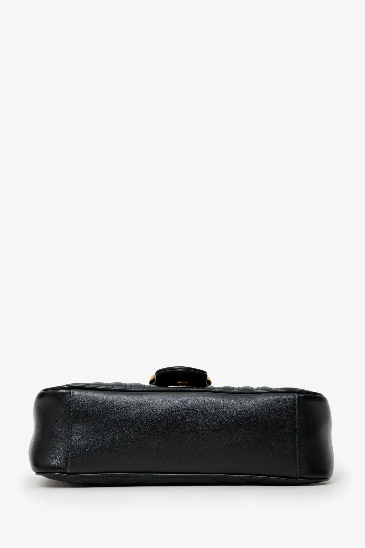 Gucci Black Leather Marmont Small Shoulder Bag - Image 5