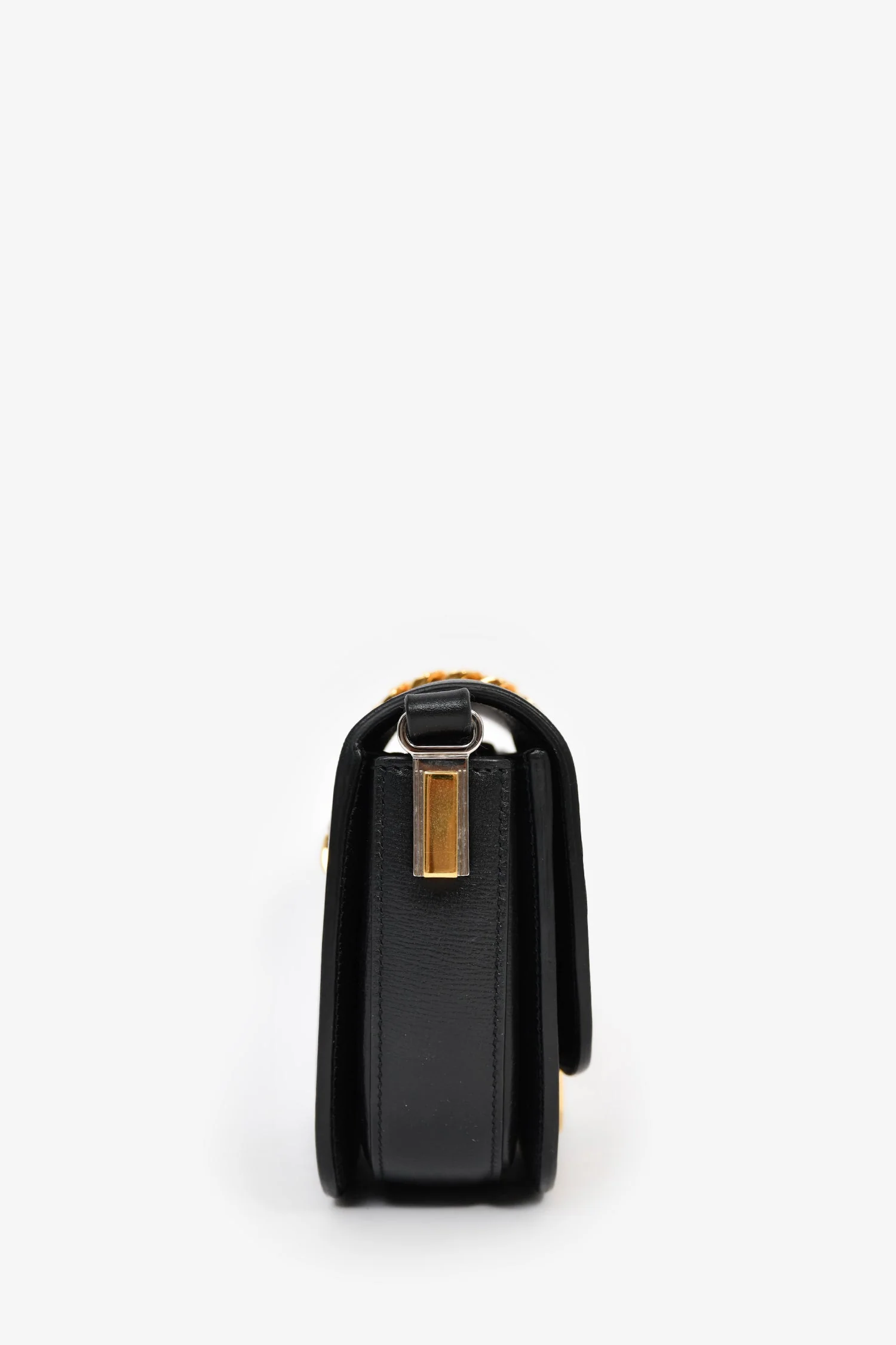 Gucci Black Leather Sylvie 1969 Mini Shoulder Bag - Image 3