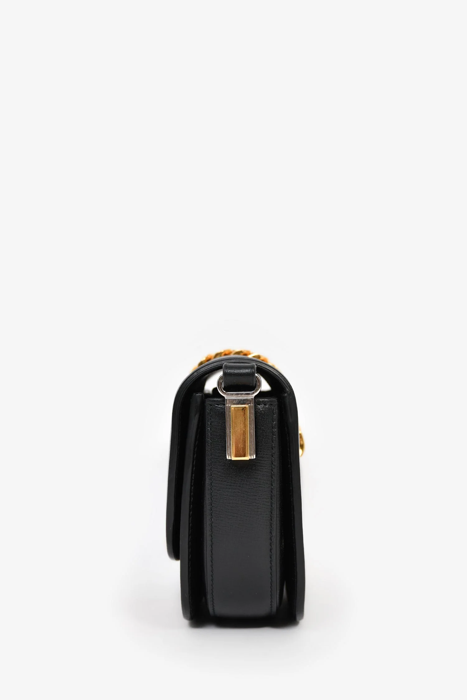 Gucci Black Leather Sylvie 1969 Mini Shoulder Bag - Image 4