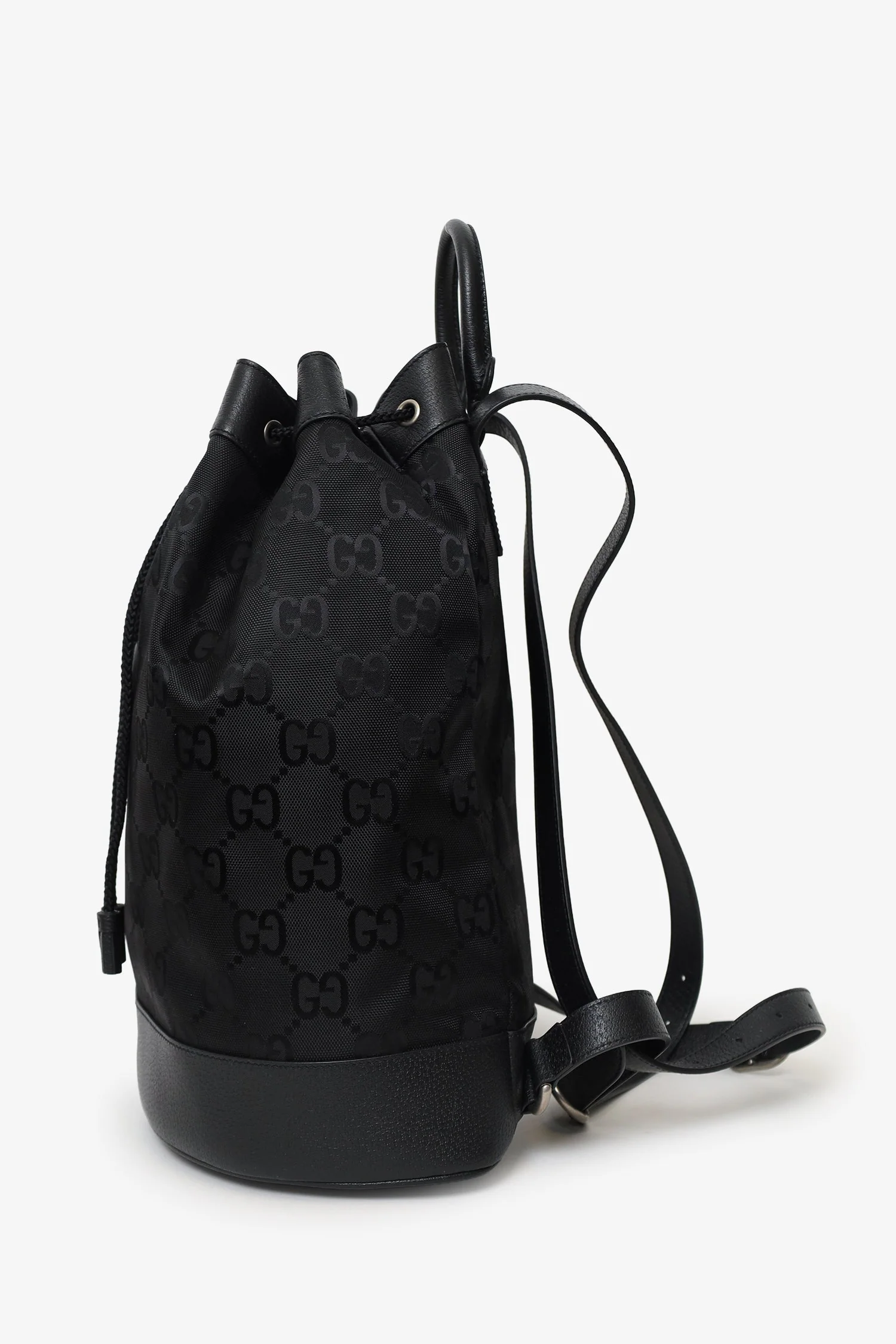 Gucci Black Monogram Econyl Nylon Off The Grid Backpack - Image 4