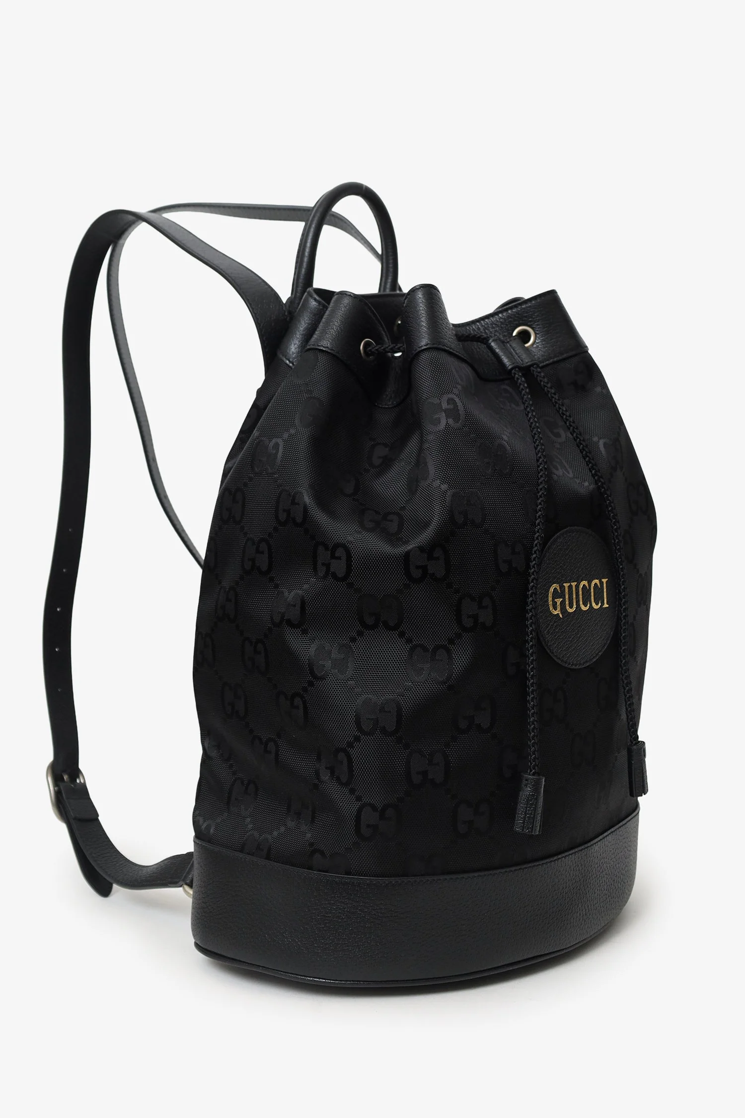 Gucci Black Monogram Econyl Nylon Off The Grid Backpack - Image 5