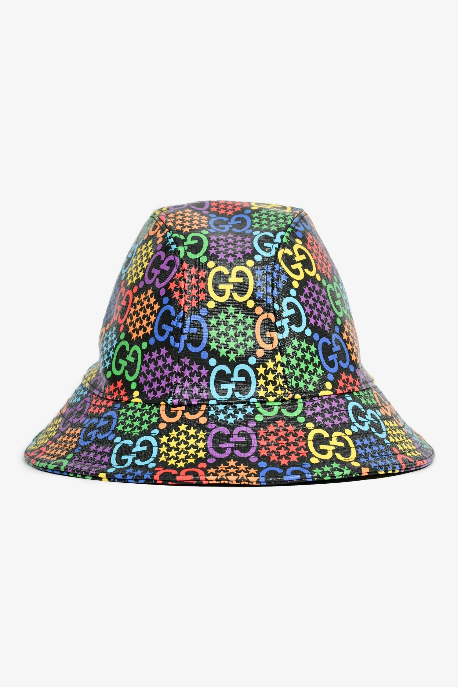Gucci Black/Multicolour GG Bucket Hat Size L - Image 2