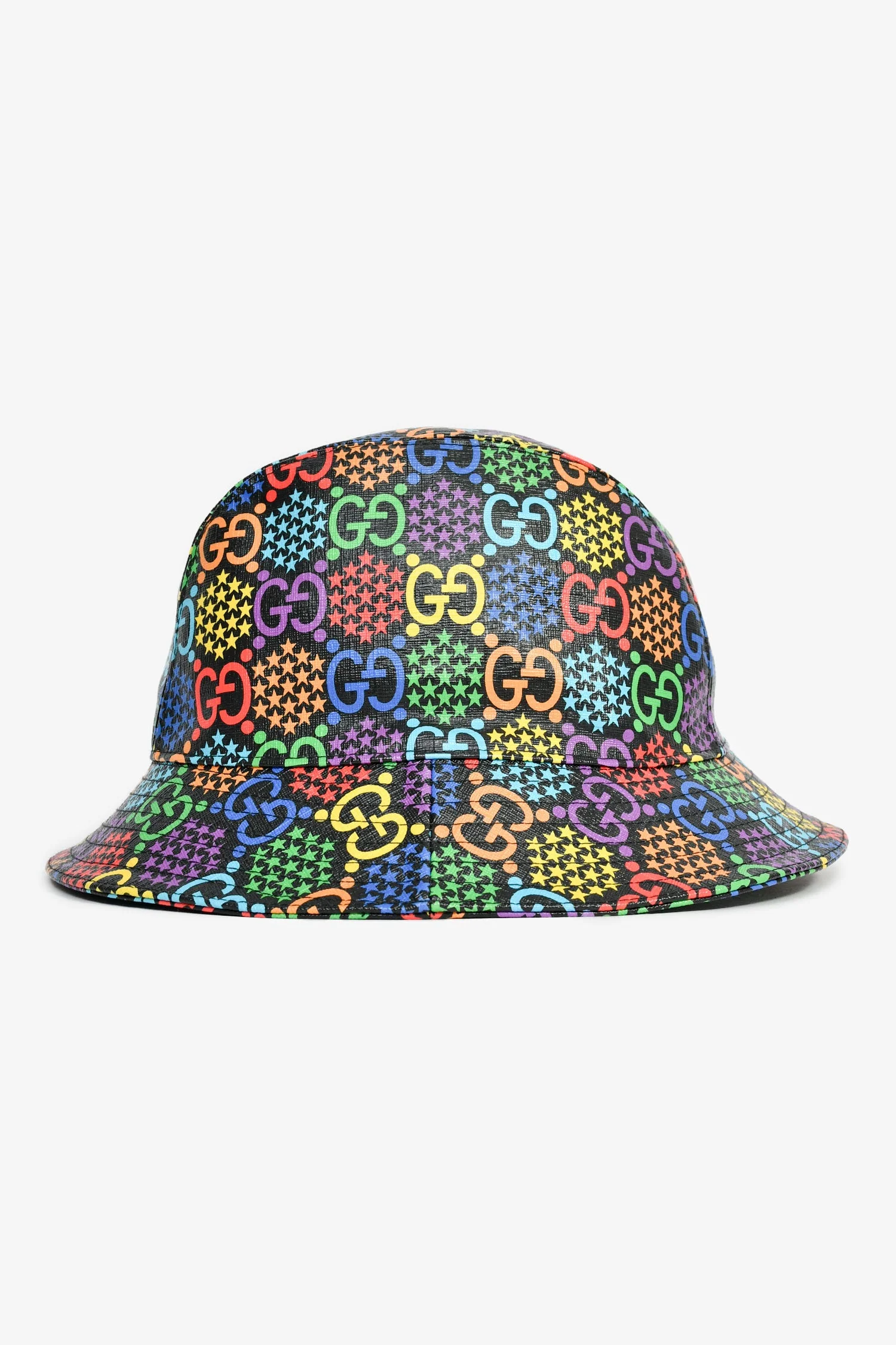 Gucci Black/Multicolour GG Bucket Hat Size L - Image 3