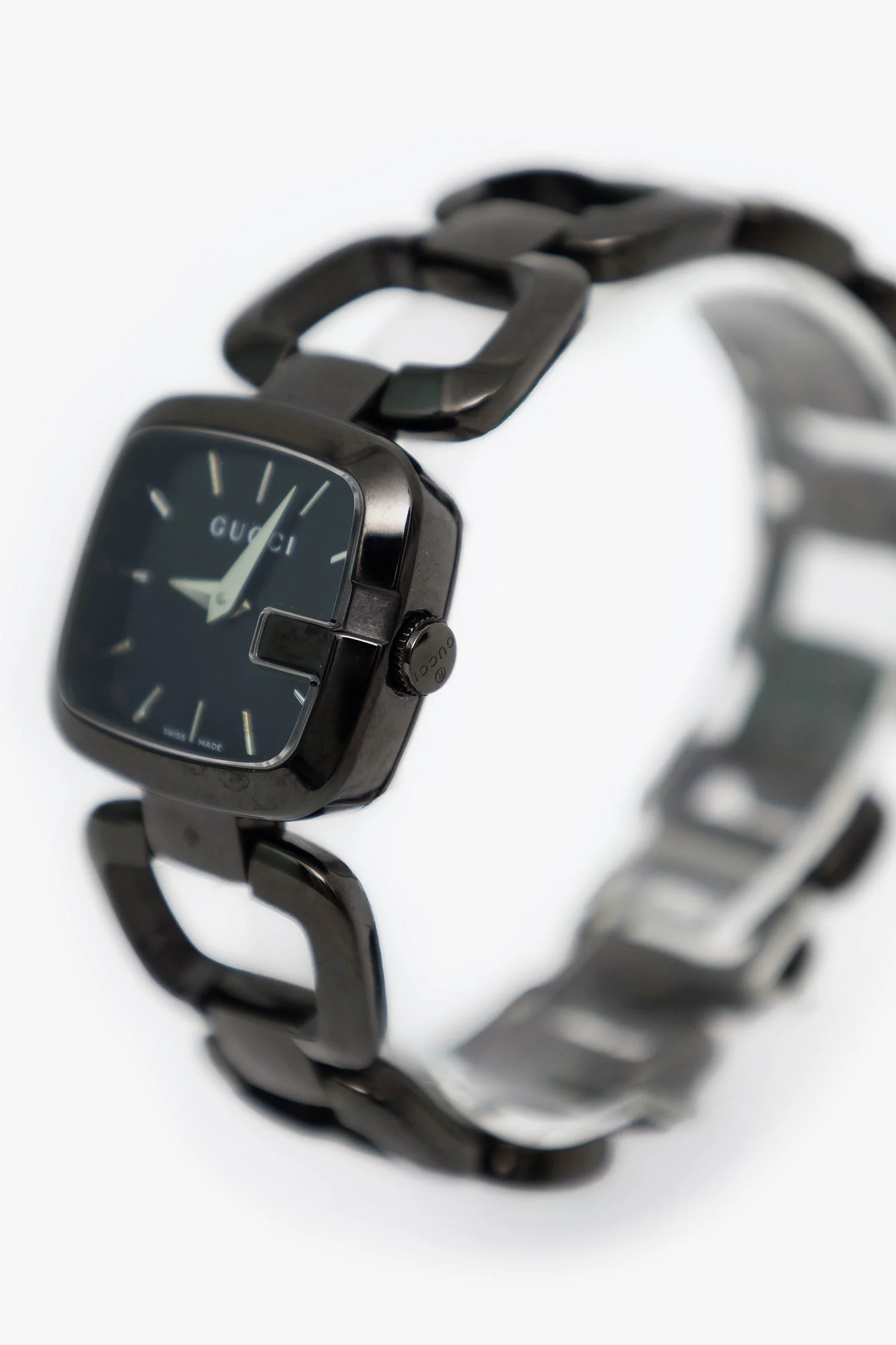 Gucci Black PVD Coated Stainless Steel G Series 125.4 Women's Watch 33 mm - Image 4