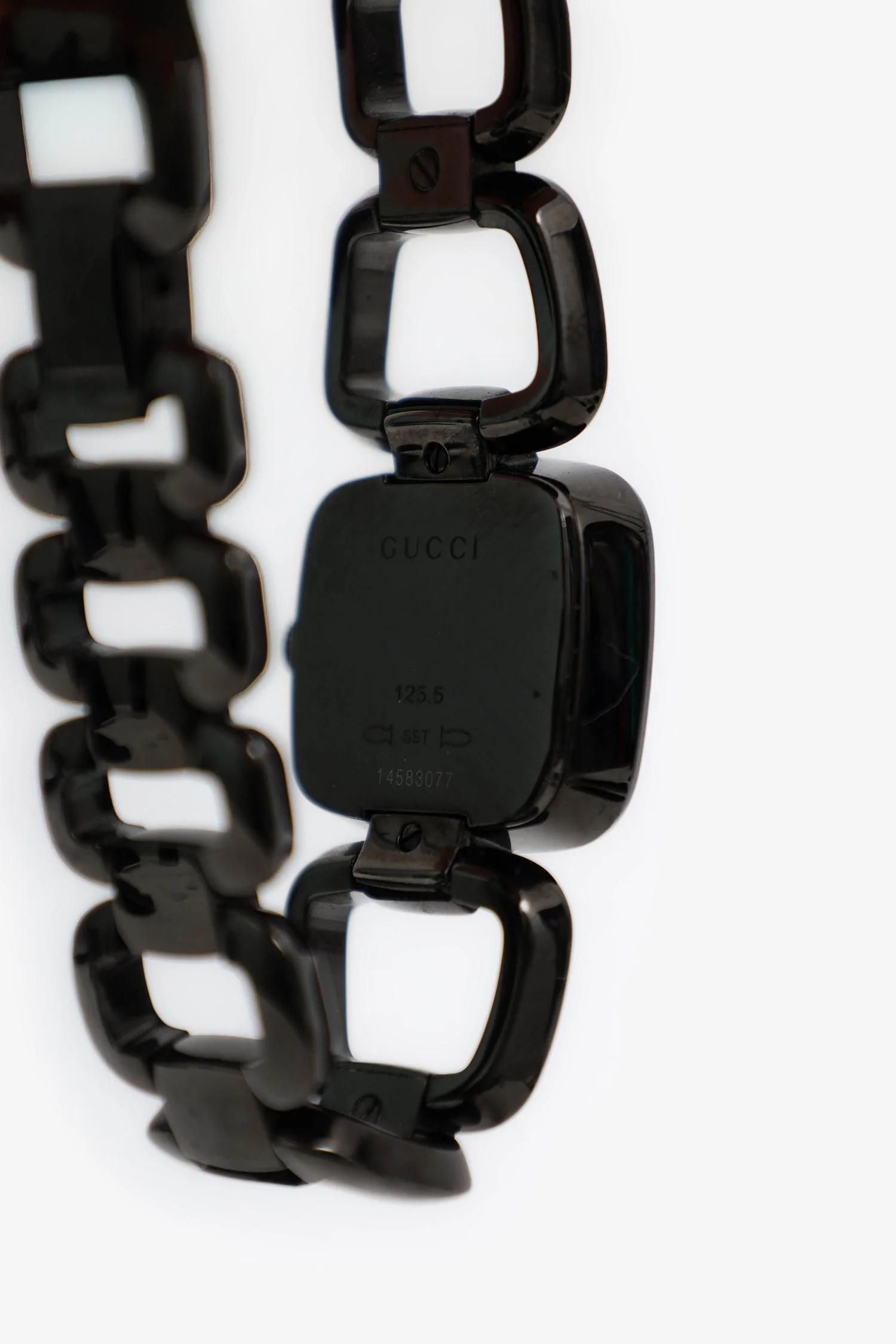 Gucci Black PVD Coated Stainless Steel G Series 125.4 Women's Watch 33 mm - Image 5