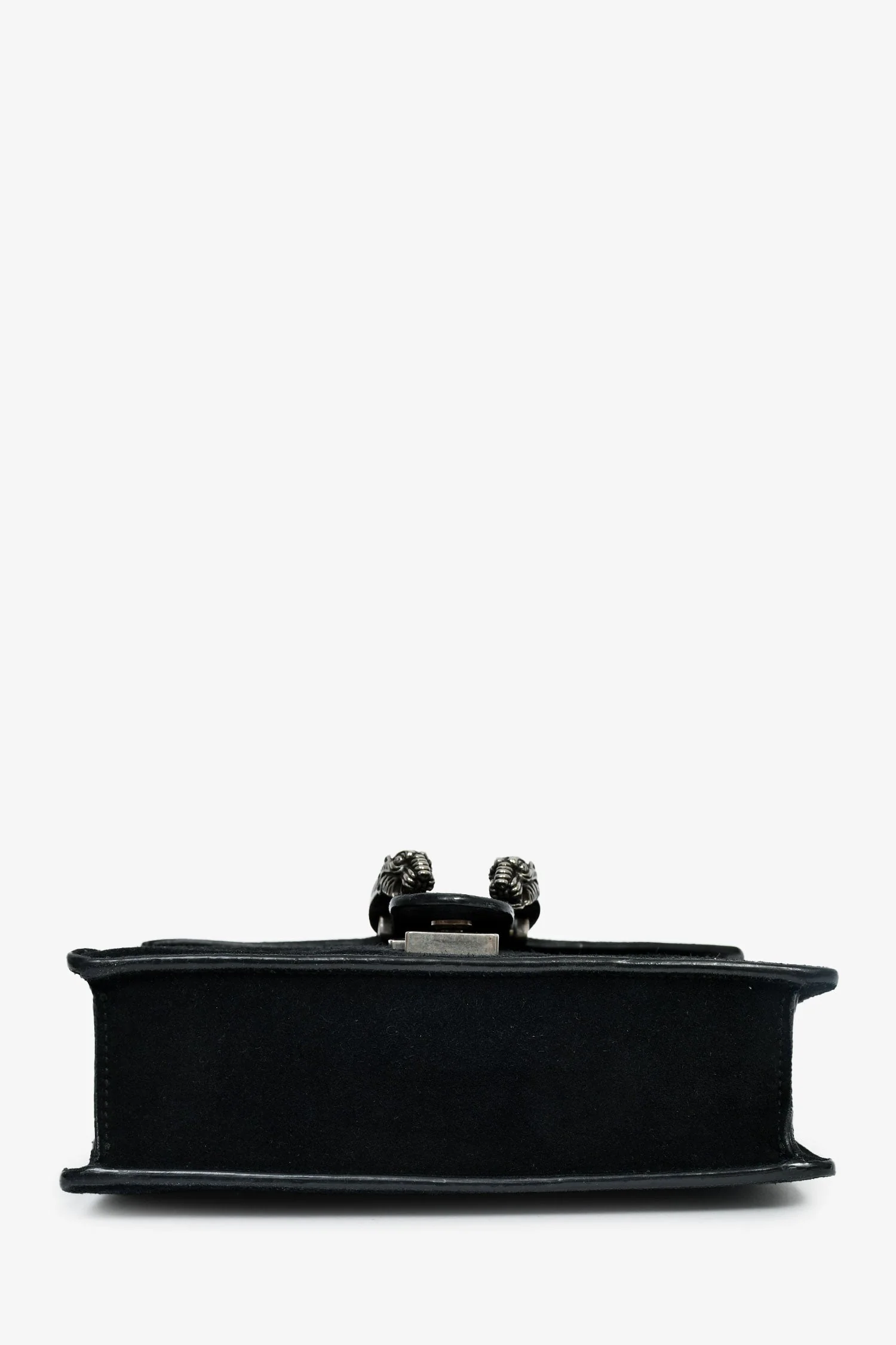 Gucci Black Suede Mini Dionysus Chain Shoulder Bag - Image 5