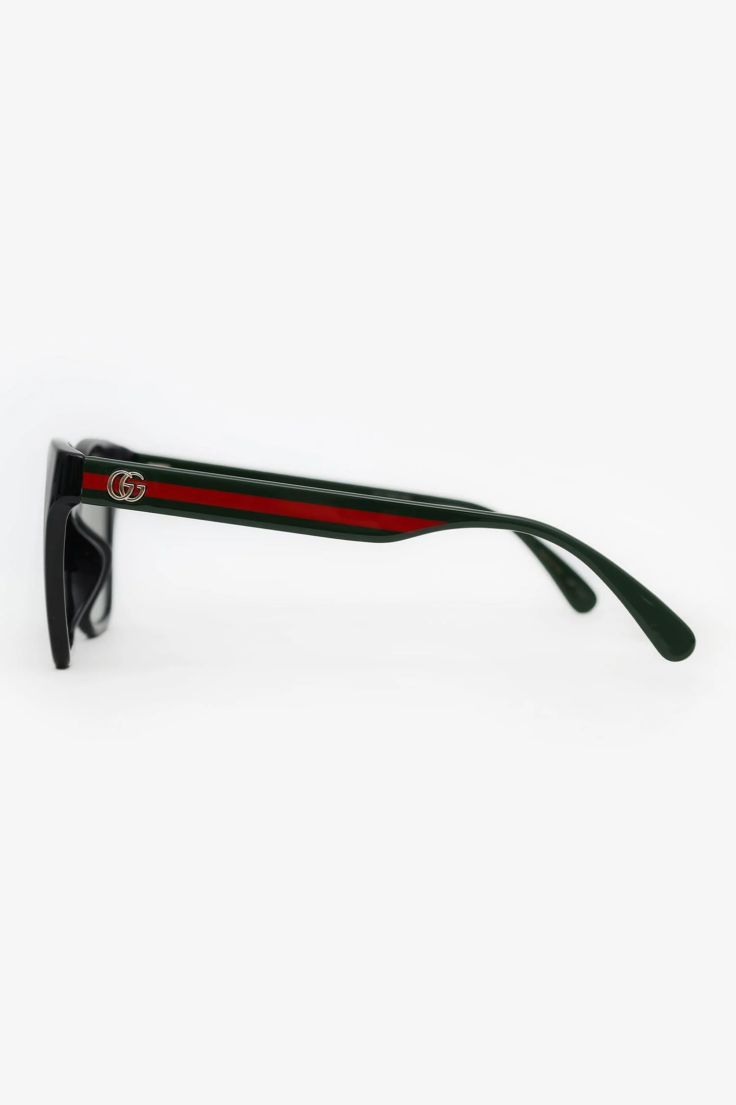 Gucci Black/Web Frame GG Sunglasses - Image 3