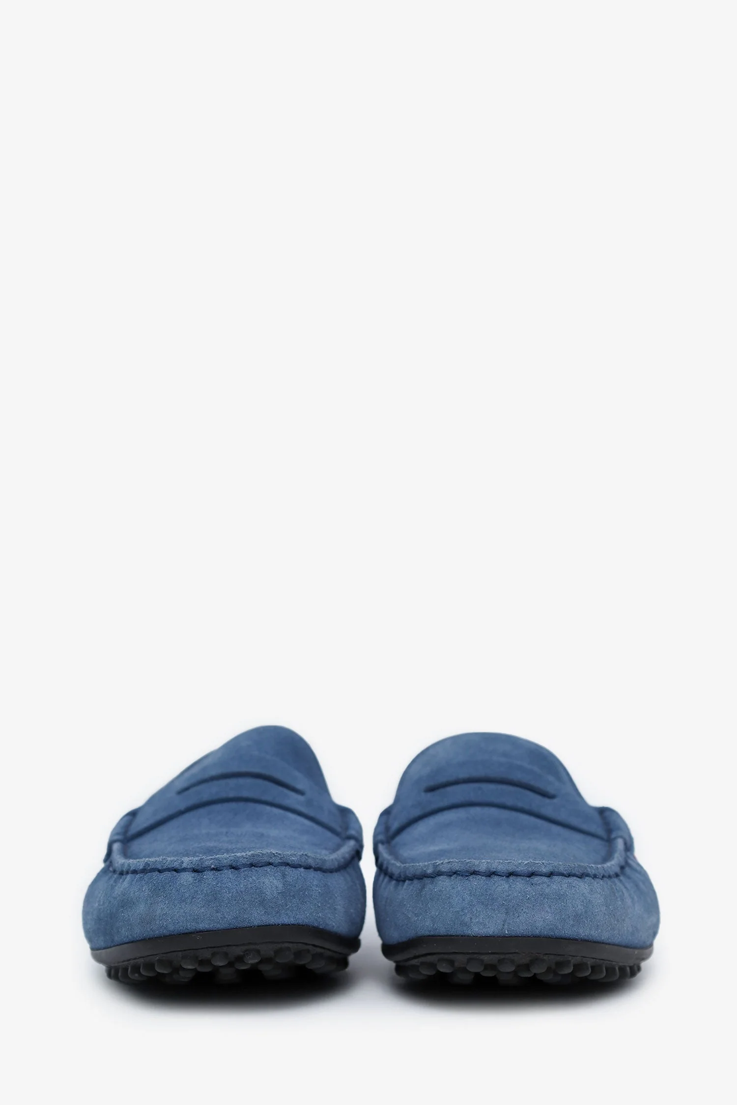 Gucci Blue Suede Loafers Size 7 Mens - Image 3