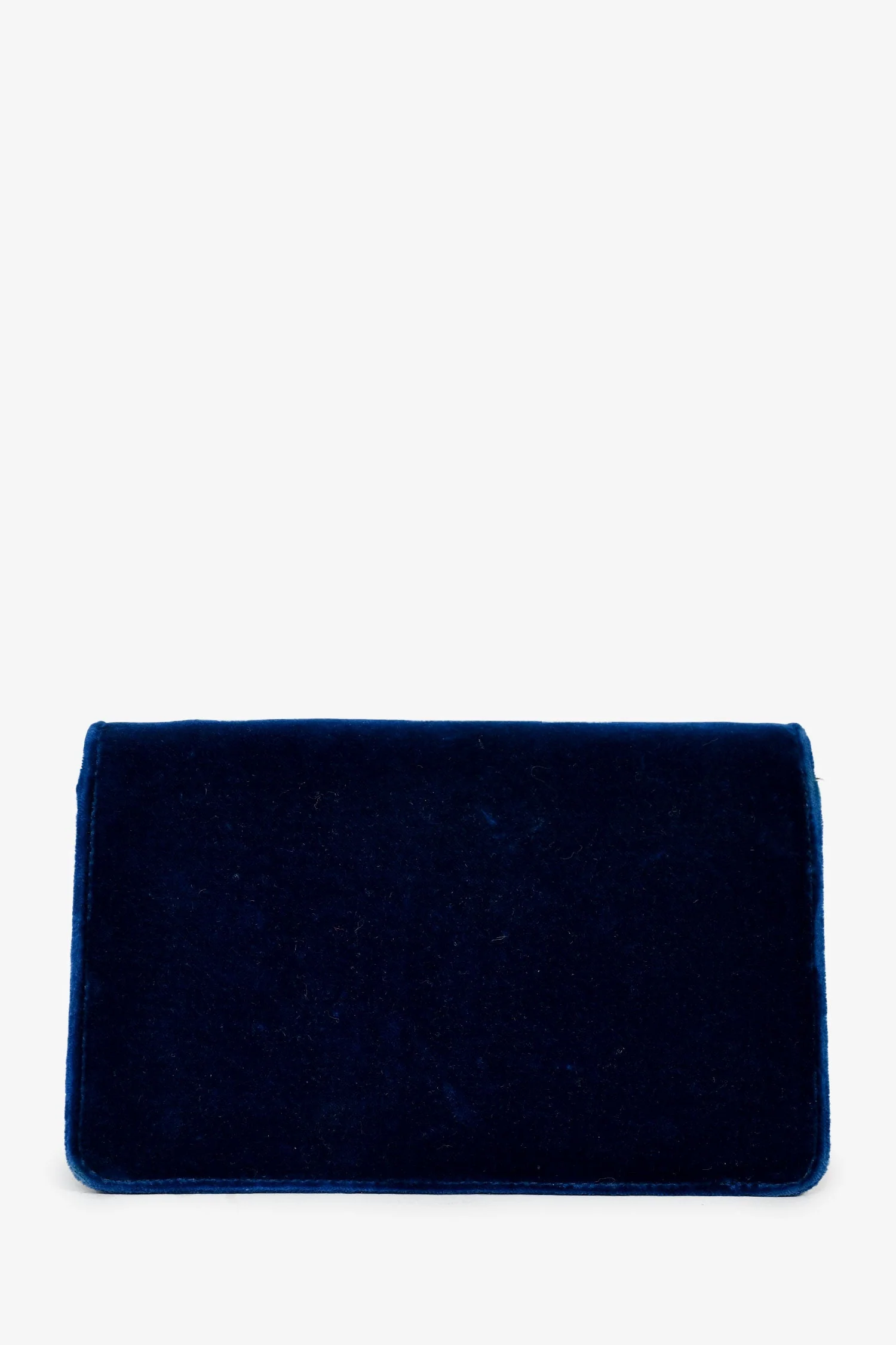 Gucci Blue Velvet GG Crystal 'Broadway' Mini Shoulder Bag - Image 2