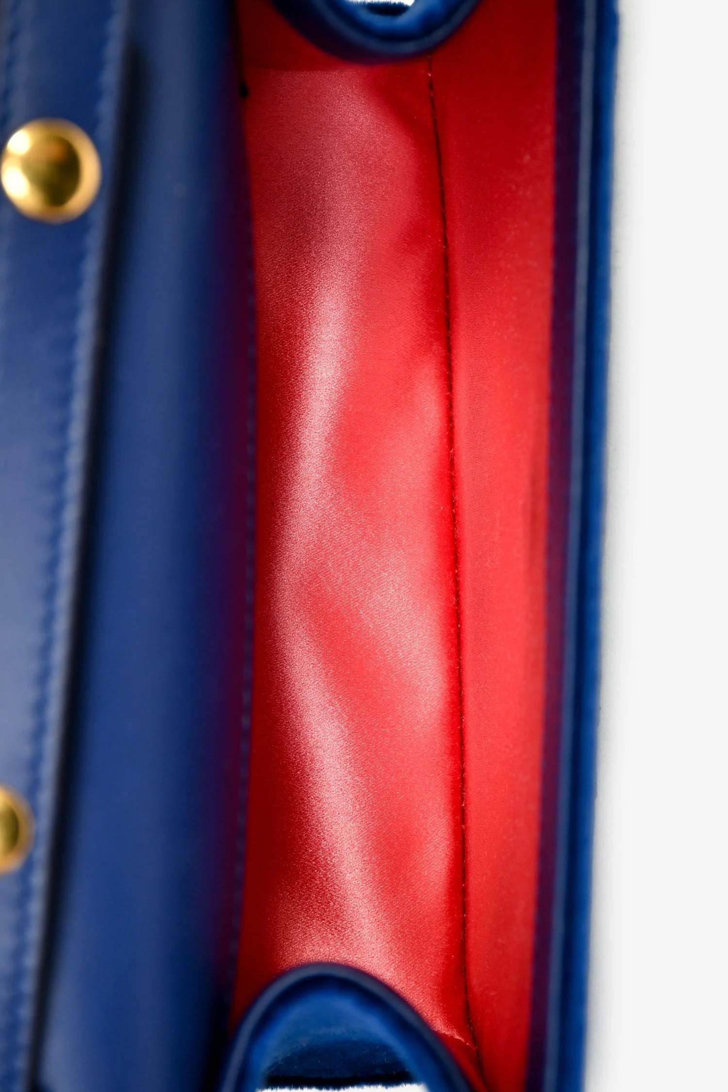 Gucci Blue Velvet GG Crystal 'Broadway' Mini Shoulder Bag - Image 6
