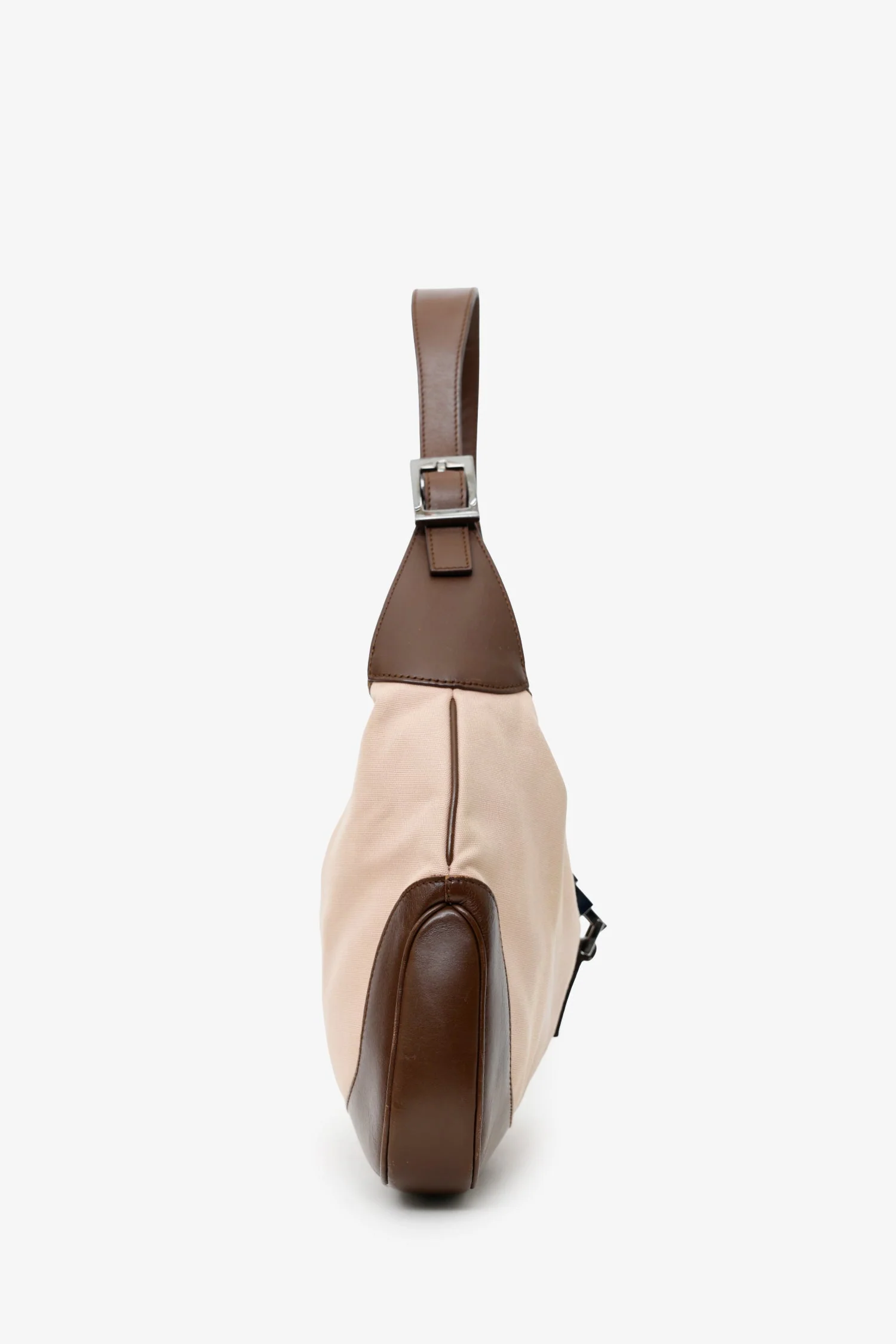 Gucci Brown/Beige Canvas and Leather Jackie O Hobo - Image 3