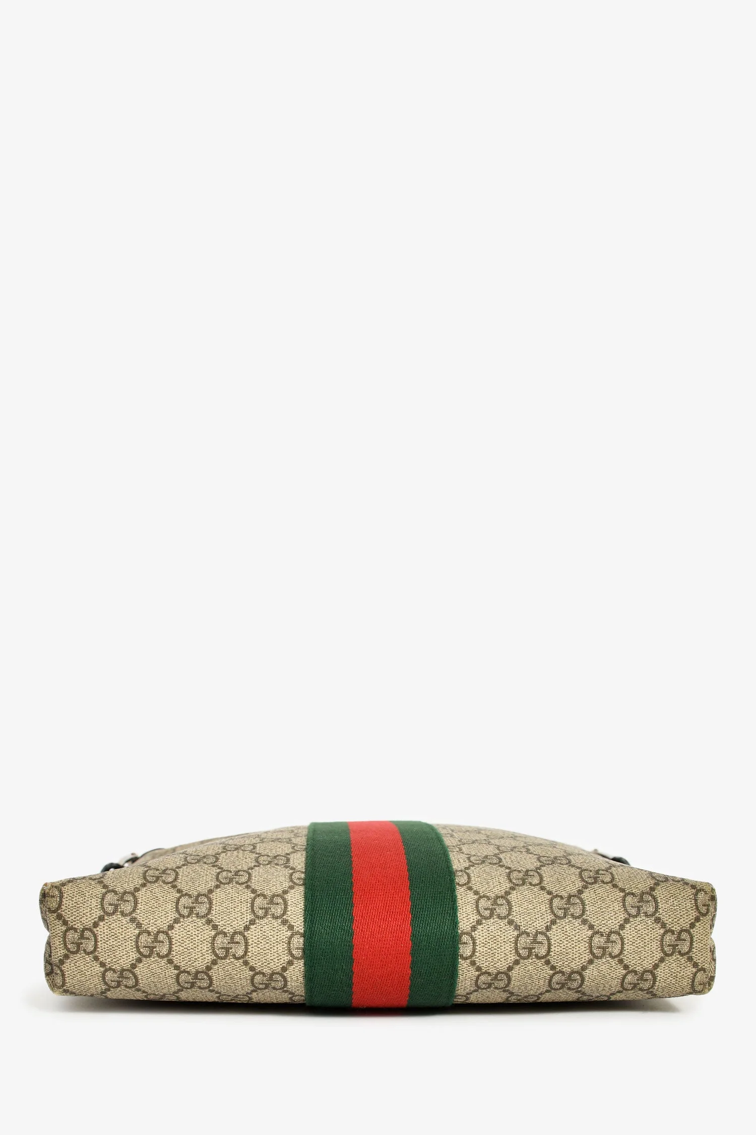 Gucci Brown/Black Canvas/Leather GG Supreme Messenger Bag - Image 5