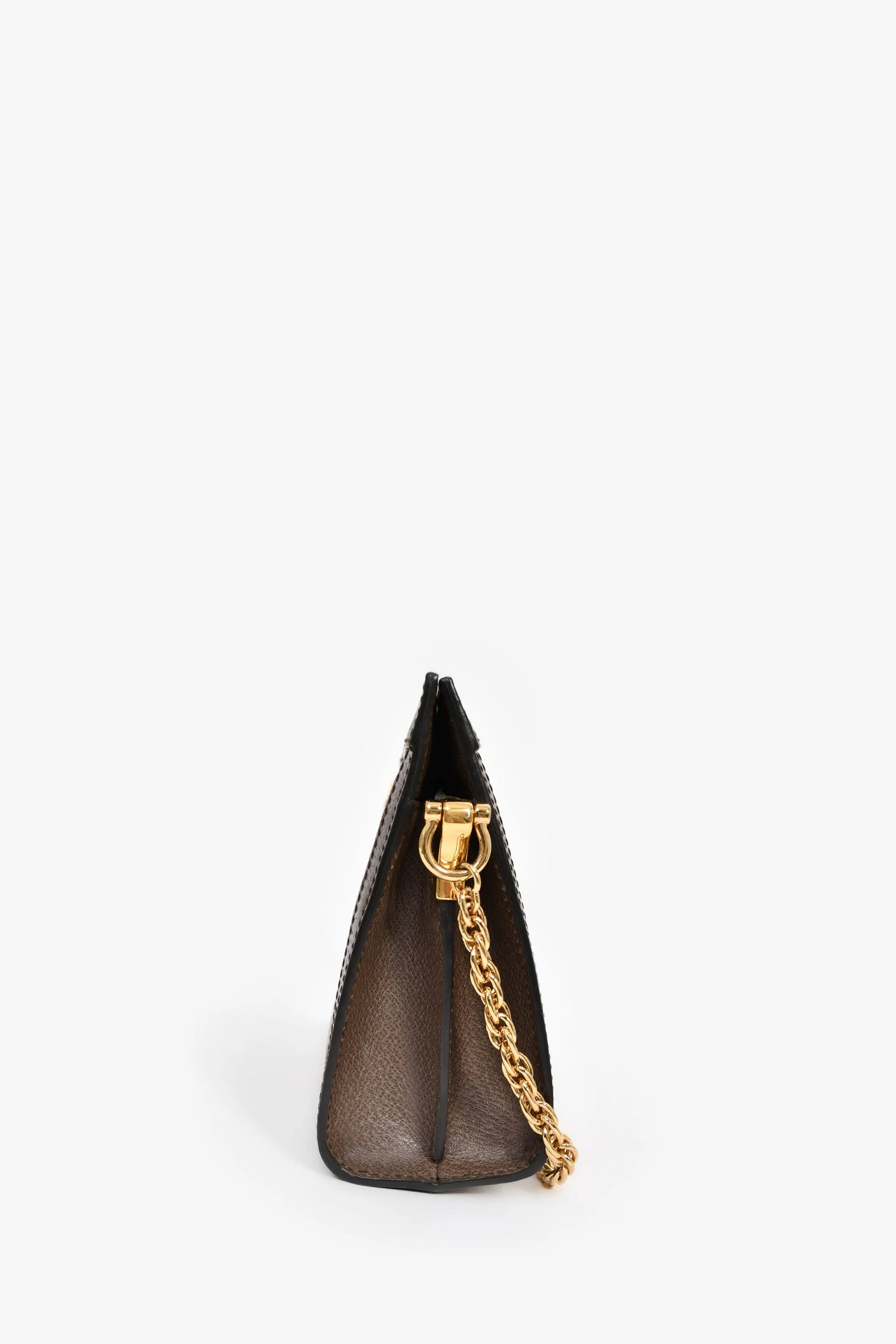 Gucci Brown Canvas/Leather GG Monogram Web 'Ophidia' Medium Crossbody - Image 4
