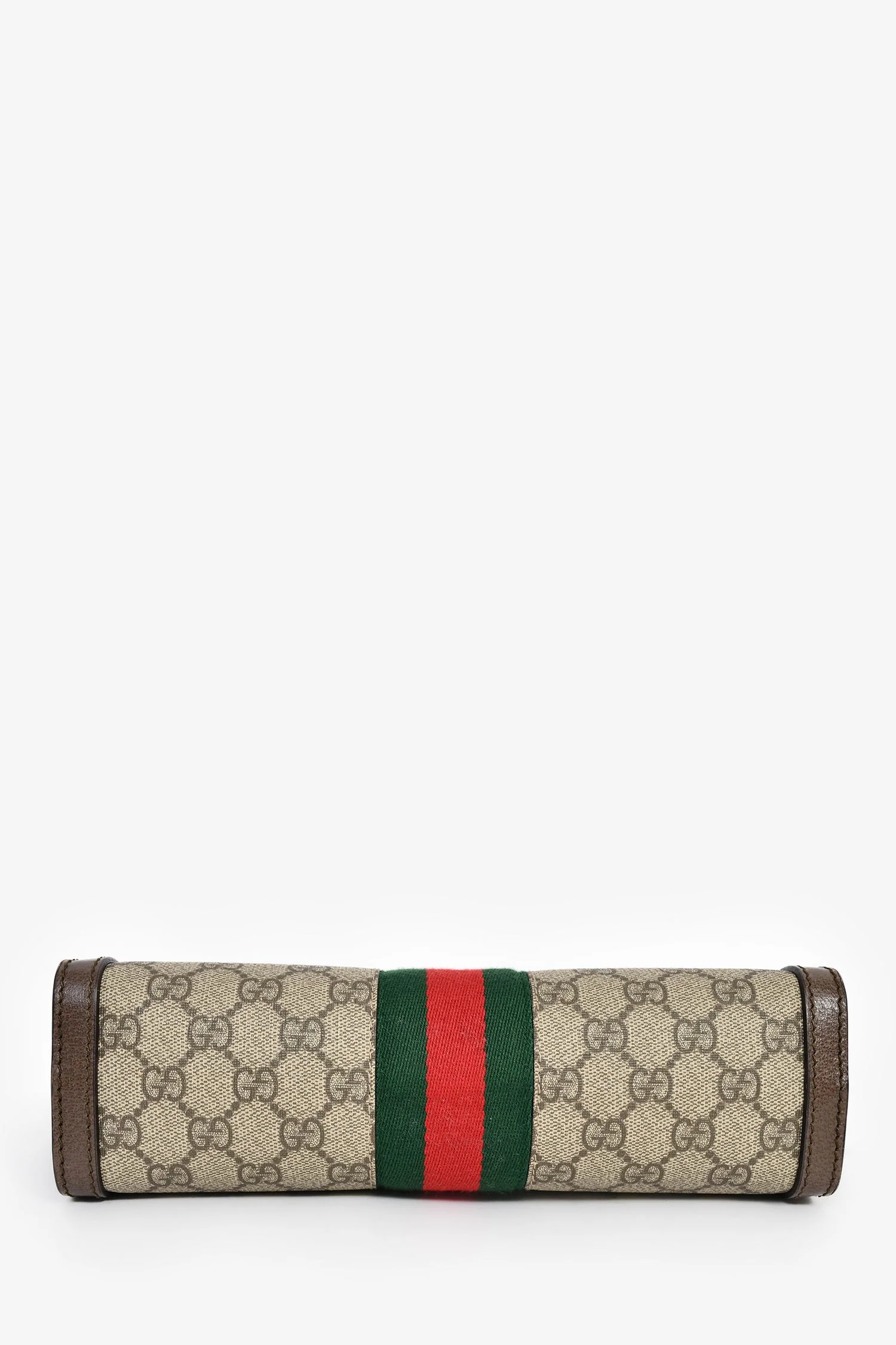 Gucci Brown Canvas/Leather GG Monogram Web 'Ophidia' Medium Crossbody - Image 5