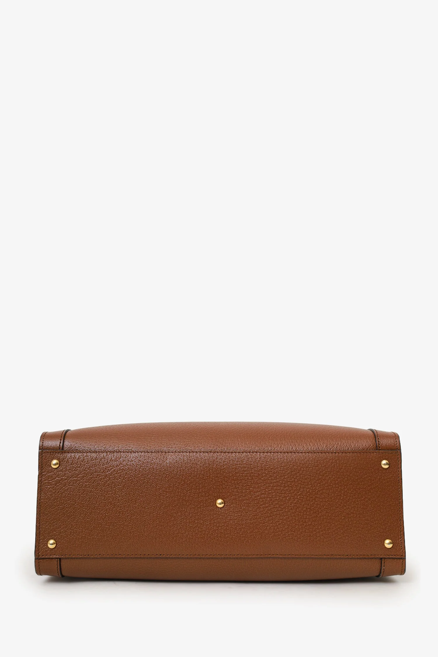 Gucci Brown Leather Bamboo Diana Medium Tote Bag With Two Straps - Image 5