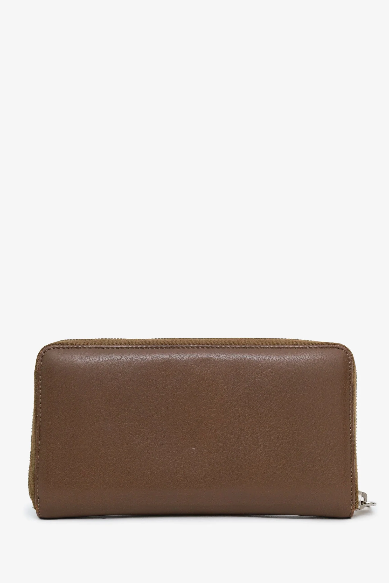 Gucci Brown Leather Interlocking G Soho Zippy Wallet - Image 2