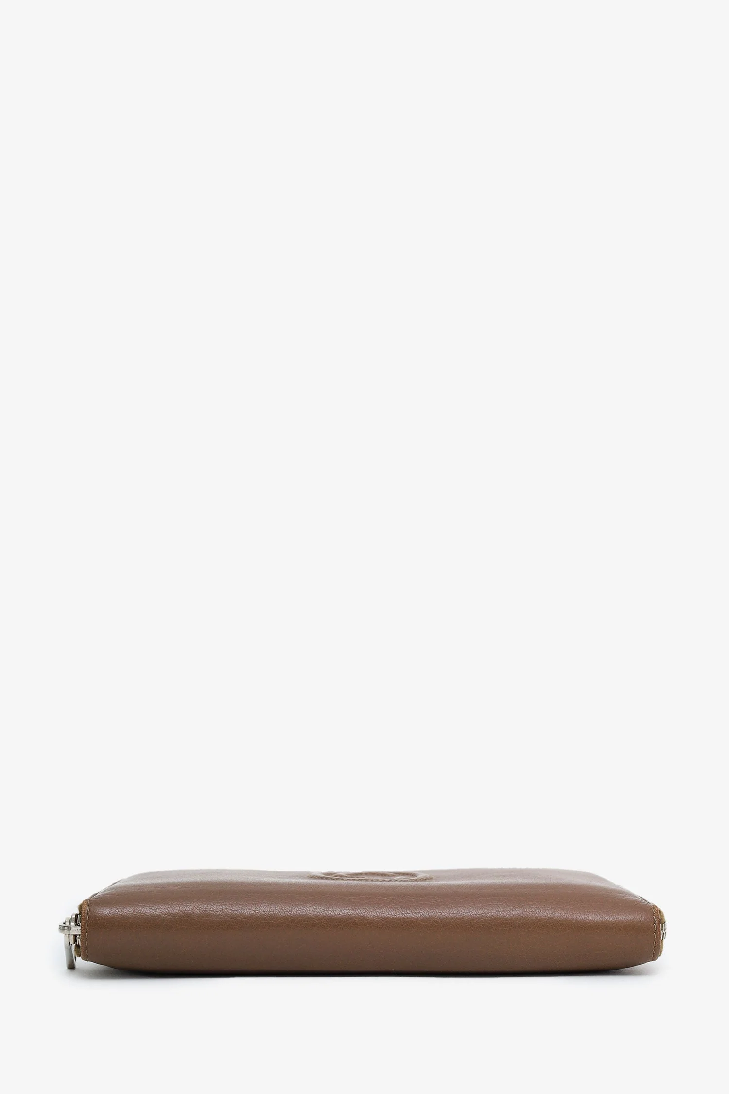 Gucci Brown Leather Interlocking G Soho Zippy Wallet - Image 5