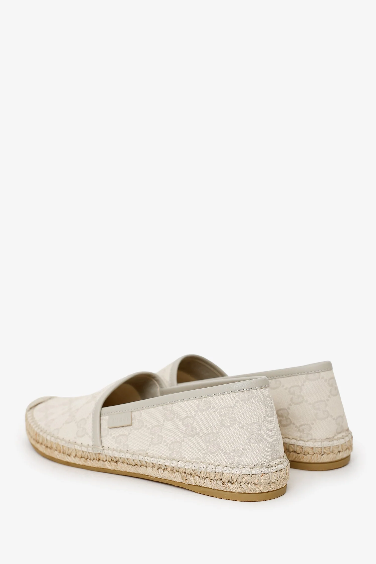 Gucci Cream Gucci Canvas Espadrilles Size 39 - Image 4