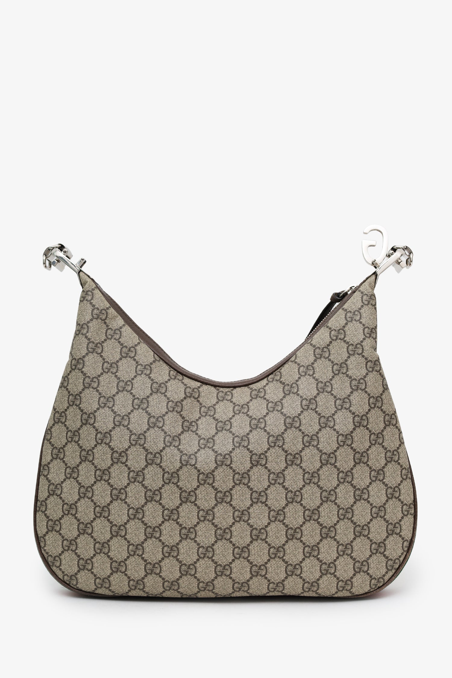 Gucci GG Canvas Supreme 'Attache' Medium Shoulder Bag With Two Straps - Image 2