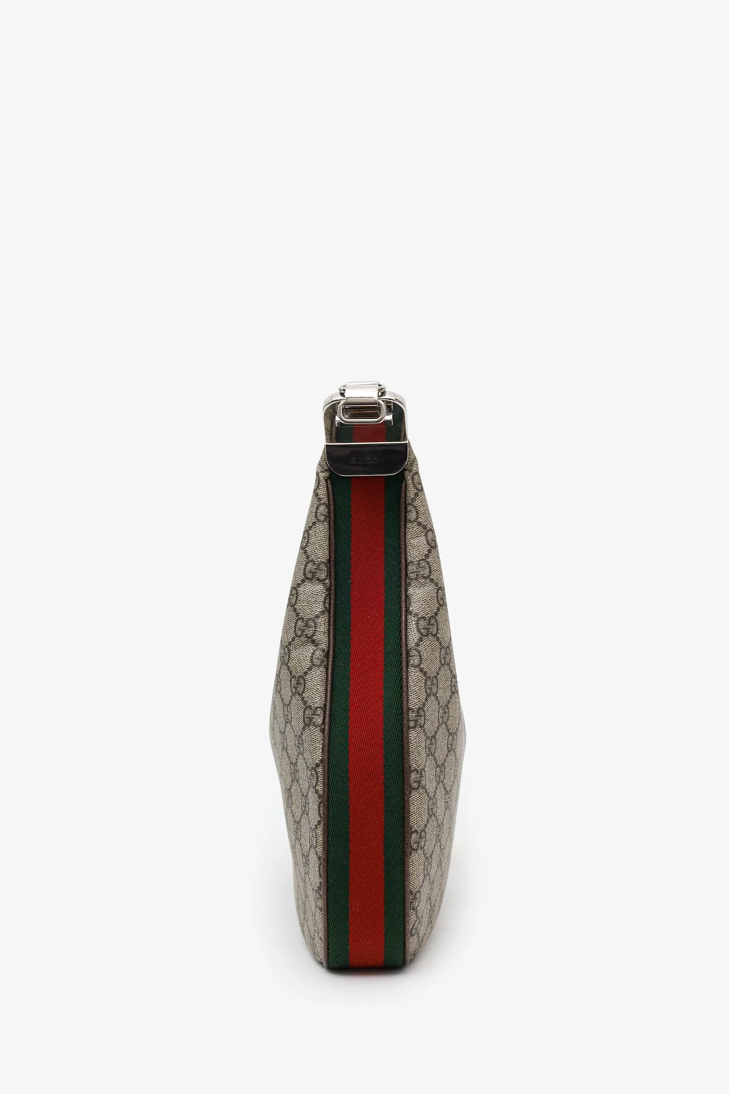 Gucci GG Canvas Supreme 'Attache' Medium Shoulder Bag With Two Straps - Image 4