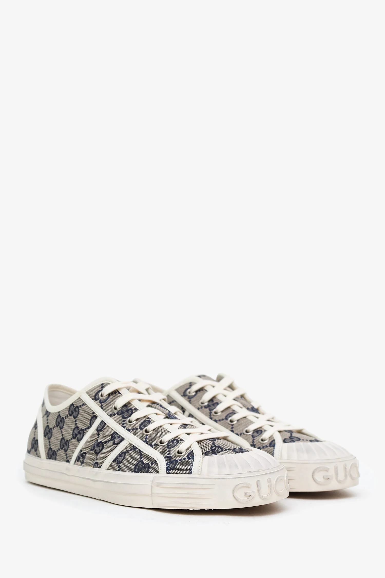 Gucci GG Monogram 'Julio' Low Top Sneakers Size 9.5 Mens - Image 2