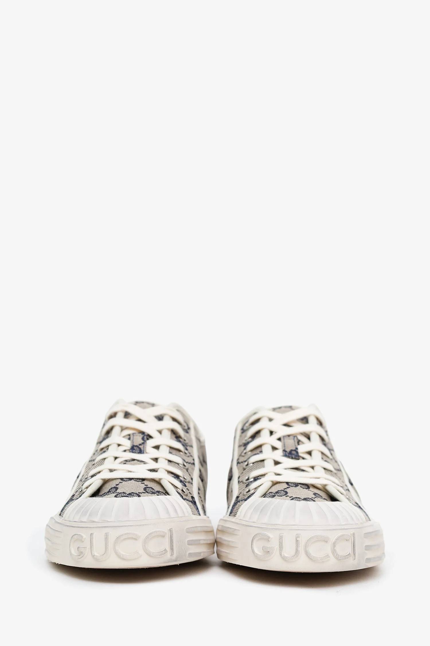 Gucci GG Monogram 'Julio' Low Top Sneakers Size 9.5 Mens - Image 3