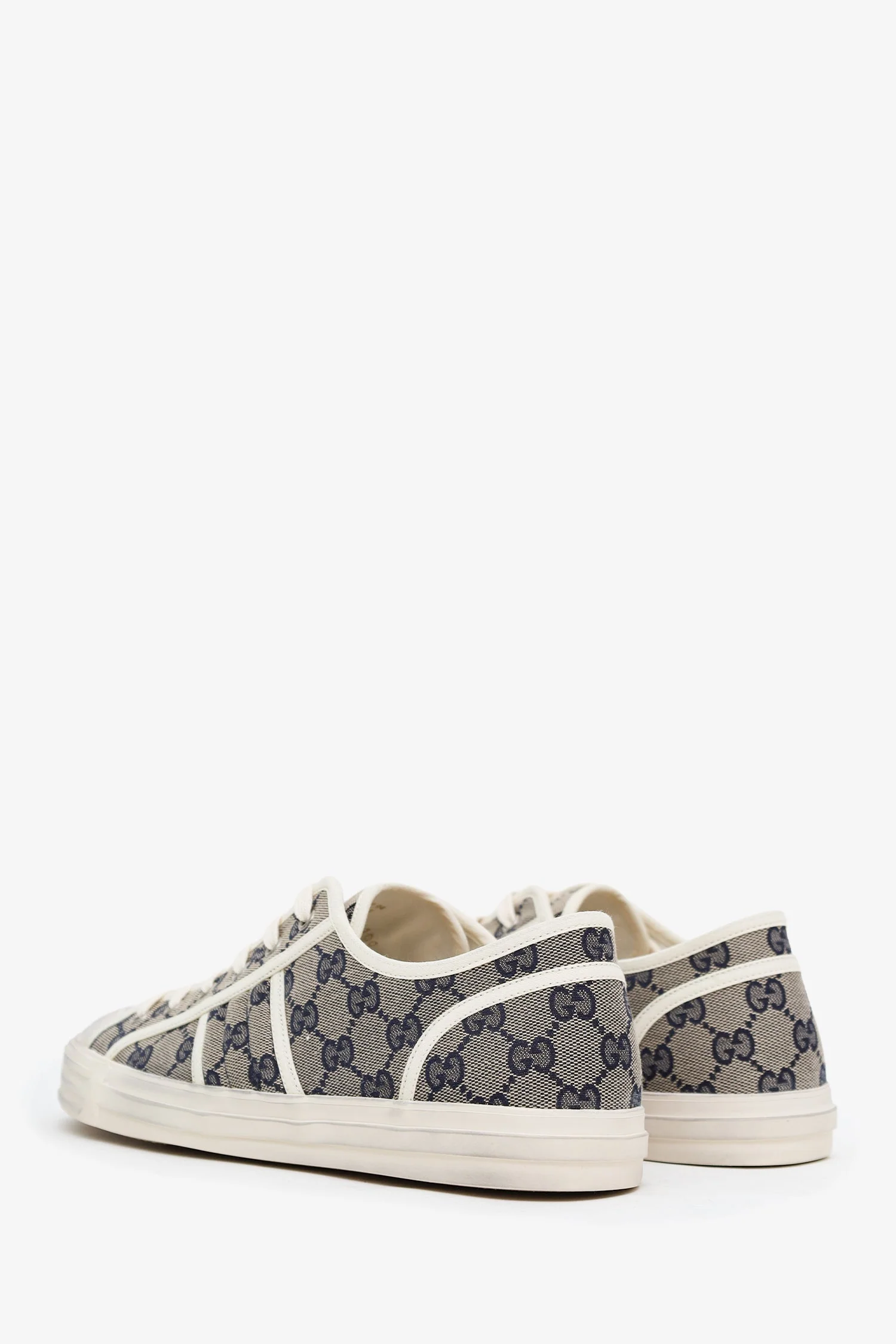 Gucci GG Monogram 'Julio' Low Top Sneakers Size 9.5 Mens - Image 4