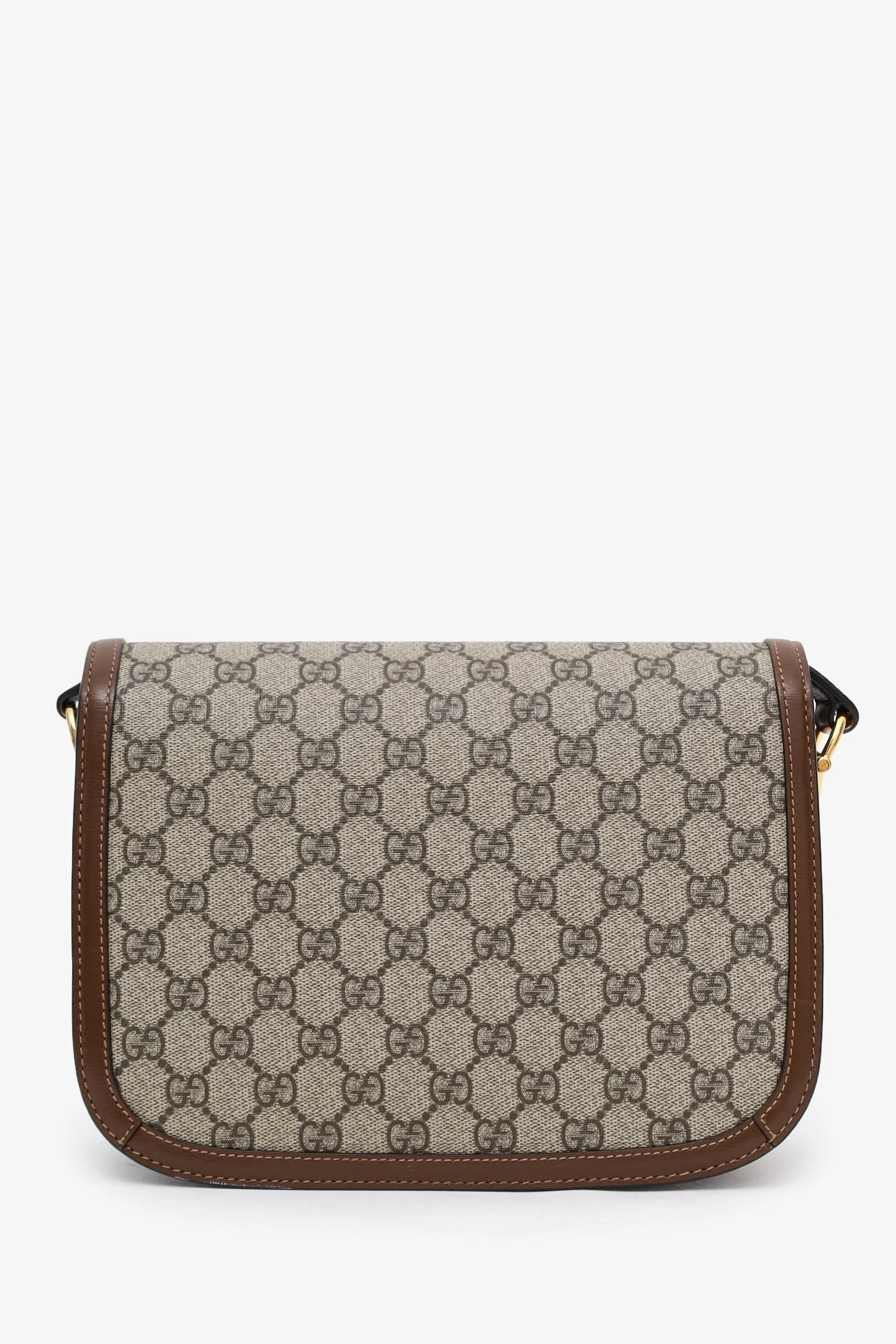 Gucci GG Supreme Horsebit 1955 Medium Shoulder Bag - Image 2