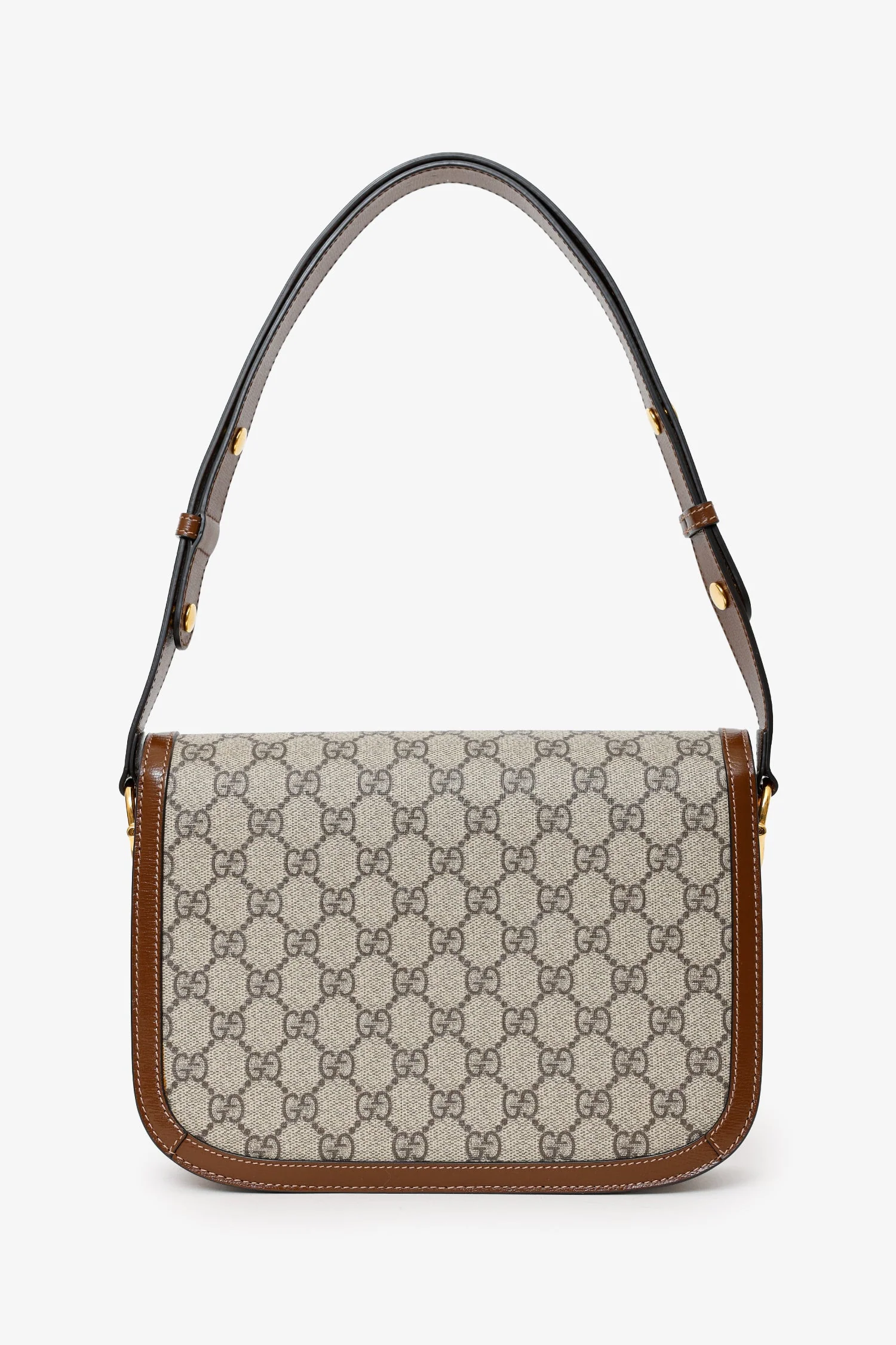 Gucci GG Supreme Horsebit 1955 Medium Shoulder Bag - Image 3
