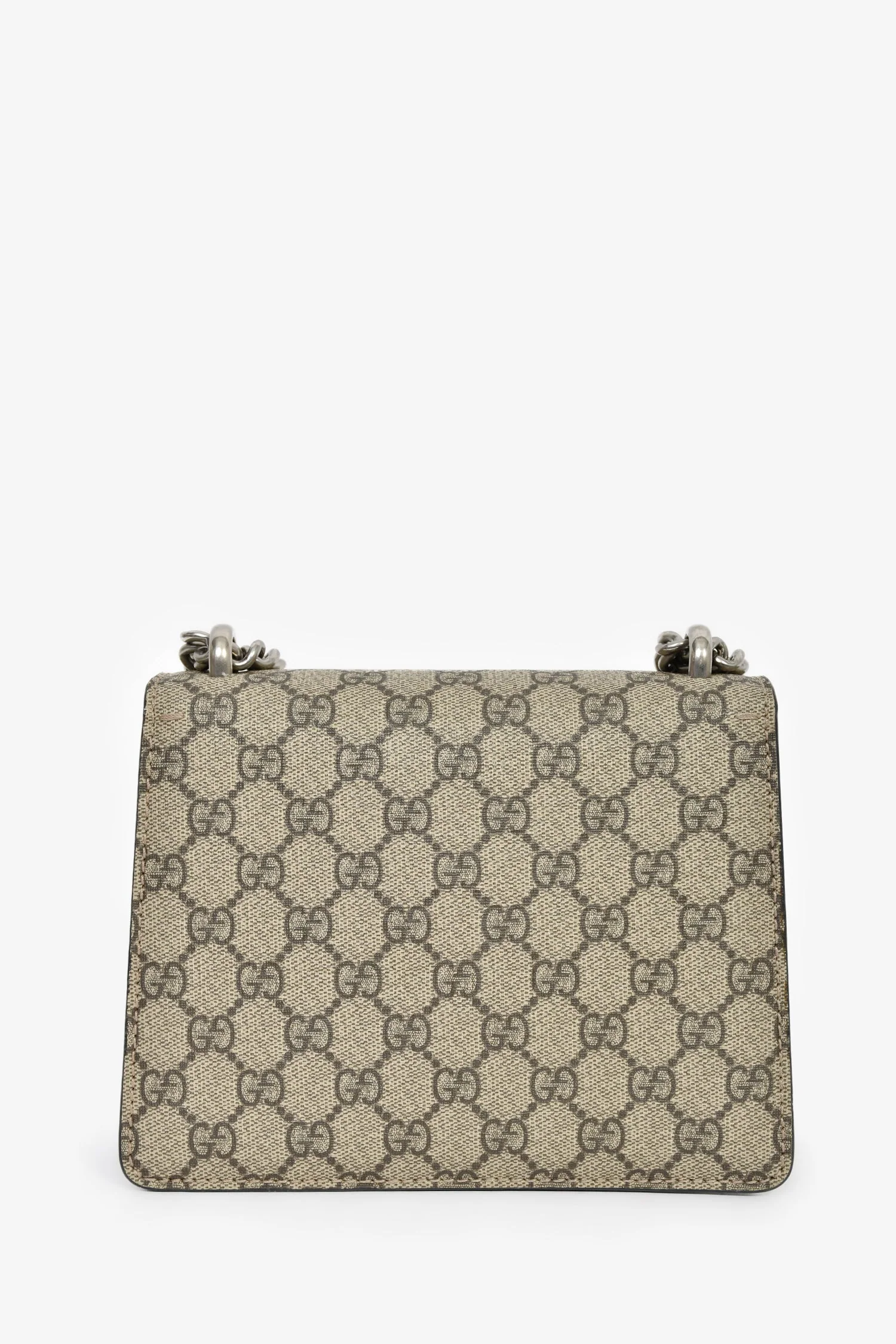 Gucci GG Supreme Monogram Canvas/Suede Mini Dionysus Shoulder Bag - Image 2