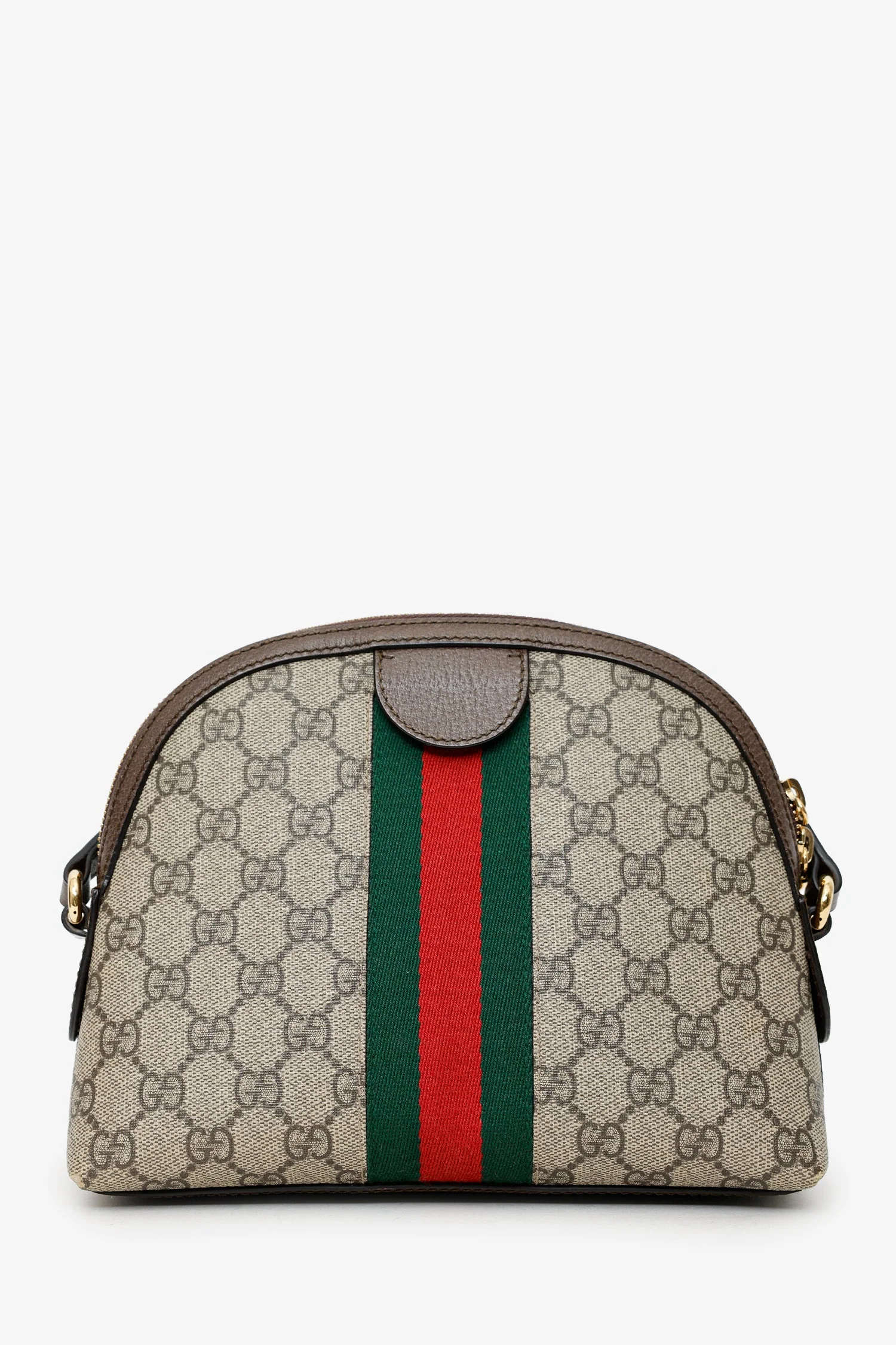 Gucci GG Supreme Ophidia Small Rounded Top Crossbody Bag - Image 2