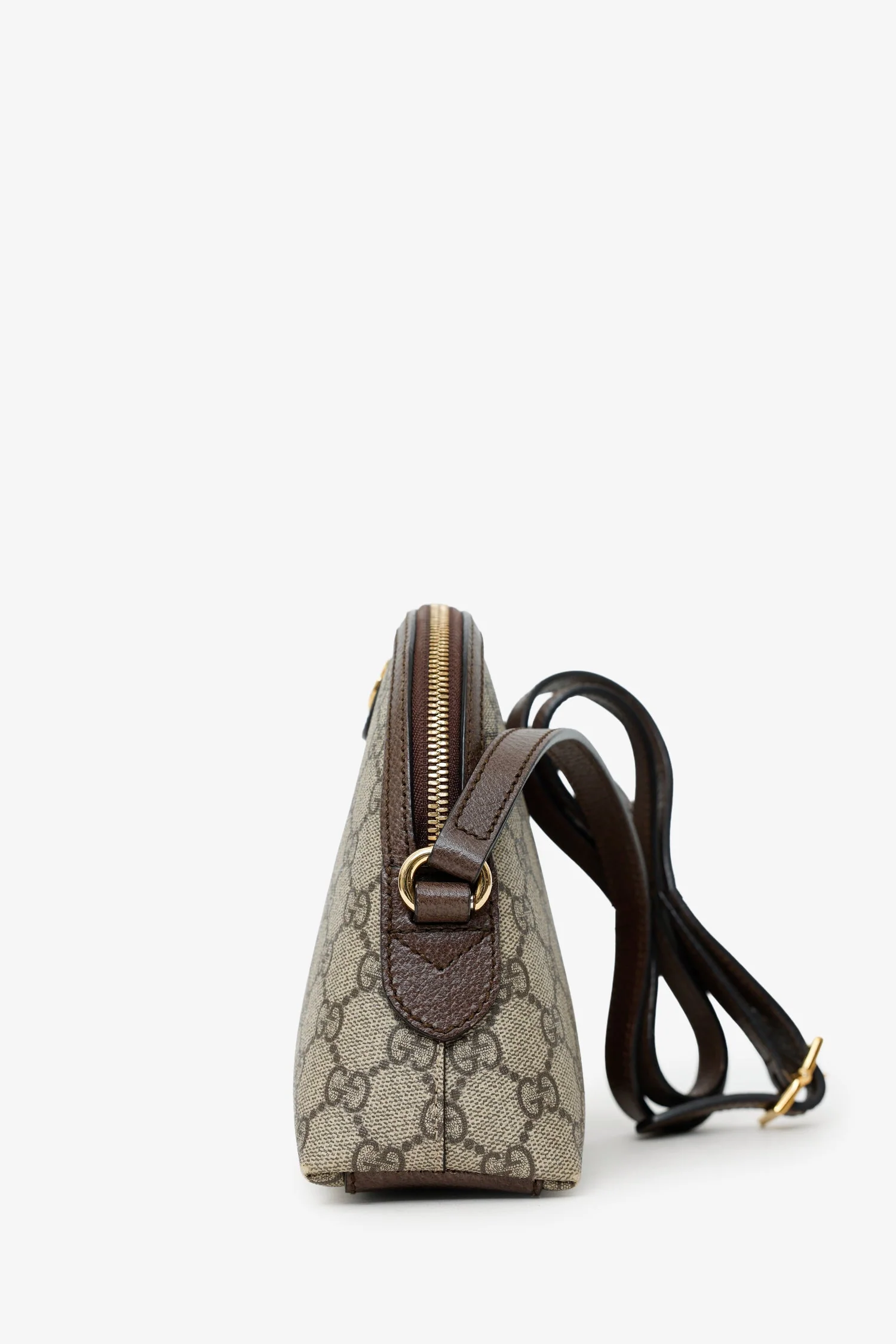 Gucci GG Supreme Ophidia Small Rounded Top Crossbody Bag - Image 4