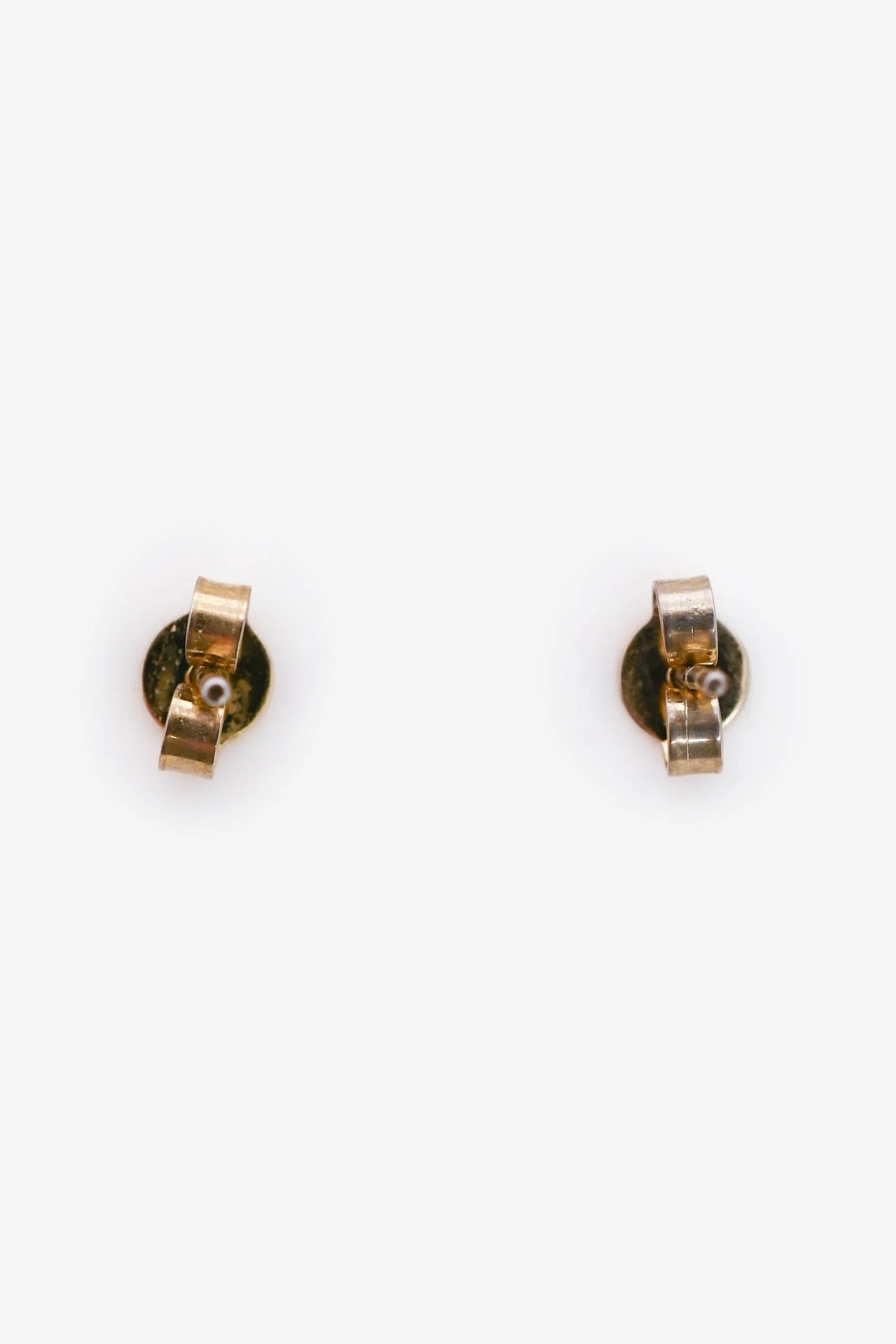 Gucci Gold Tone/Faux Pearl GG Crystal Earrings - Image 2