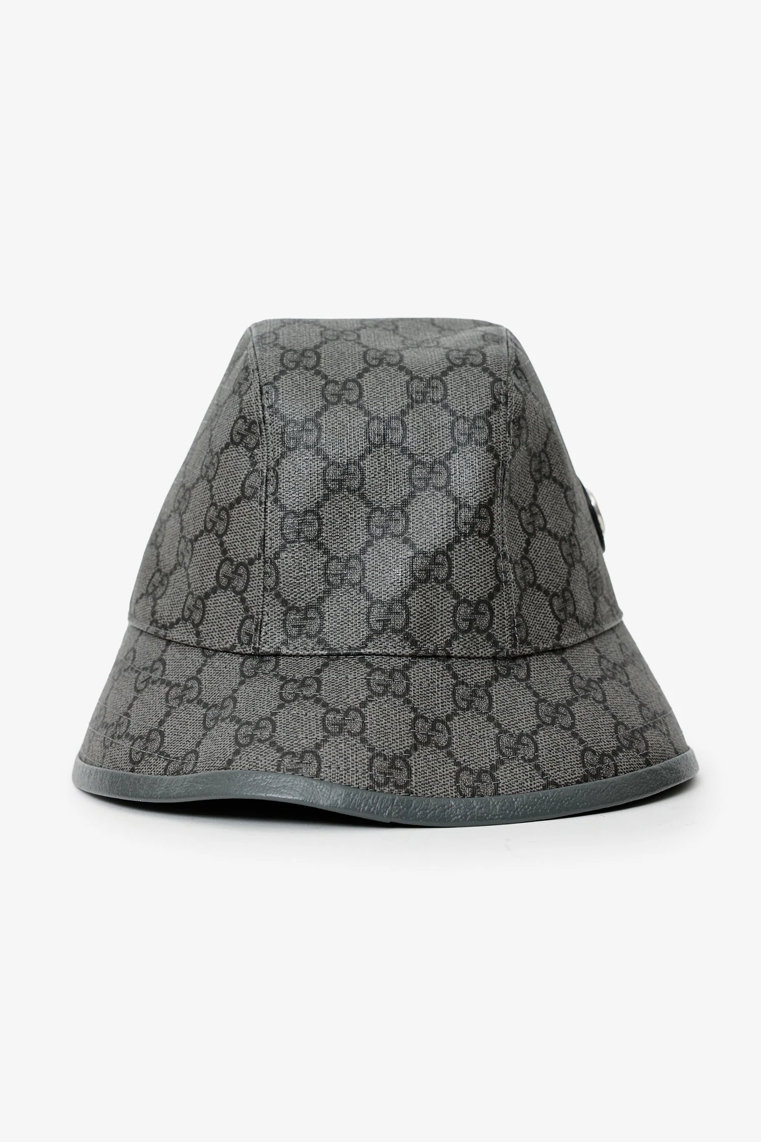 Gucci Gray GG Supreme Bucket Hat Size M - Image 2